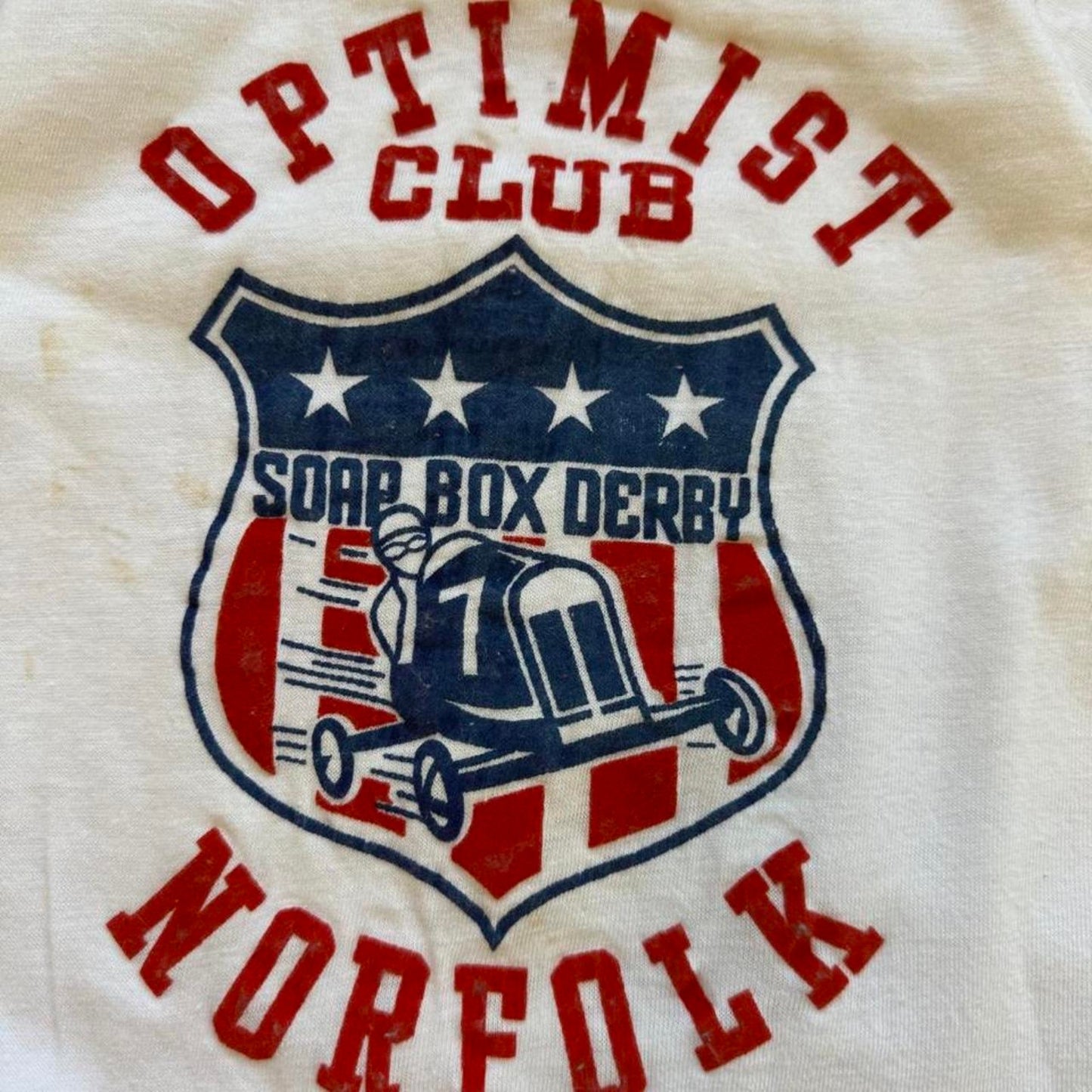 Vintage 70s Optimist Club Norfolk T-Shirt - Kids 4T