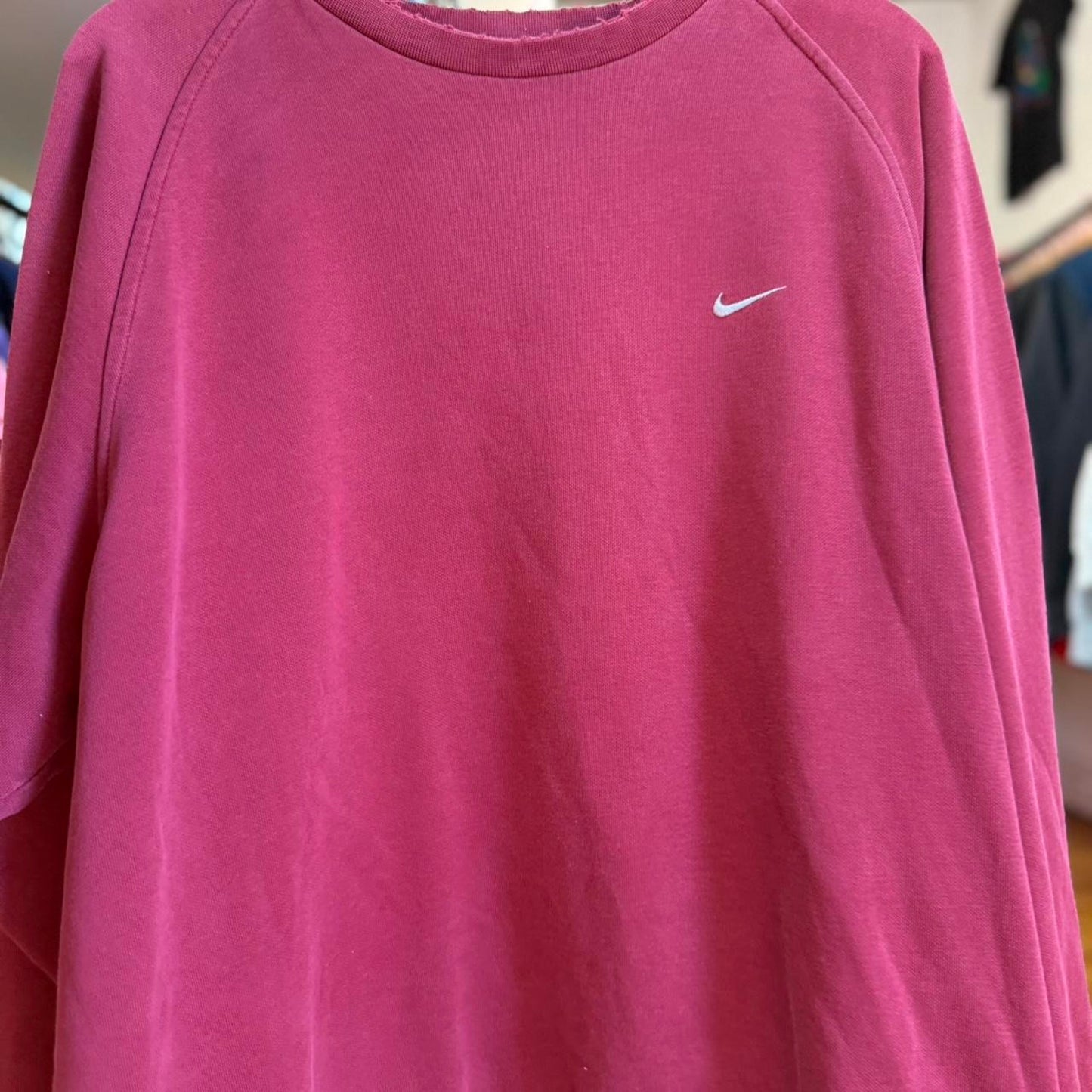 Vintage 90s Nike Swoosh Check Crewneck - X-Large