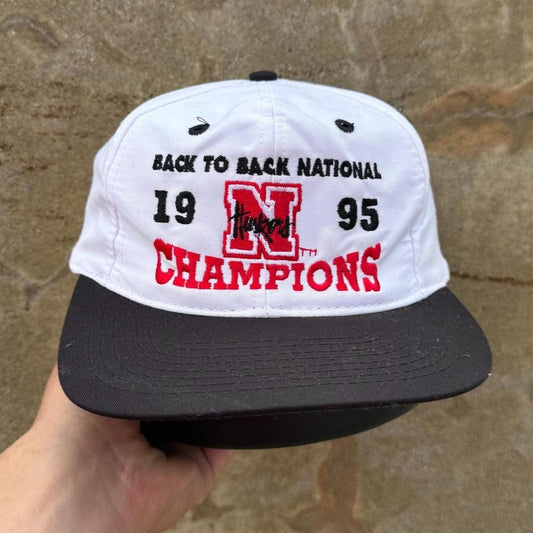 Vintage 1995 Nebraska Huskers National Champions Snapback