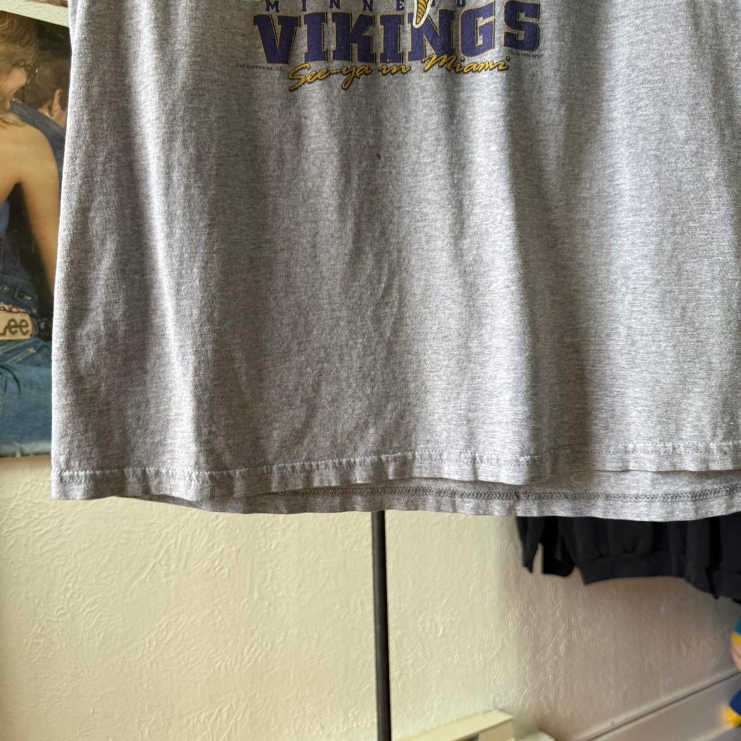 Vintage 90s Minnesota Vikings NFL Football T-Shirt - Large