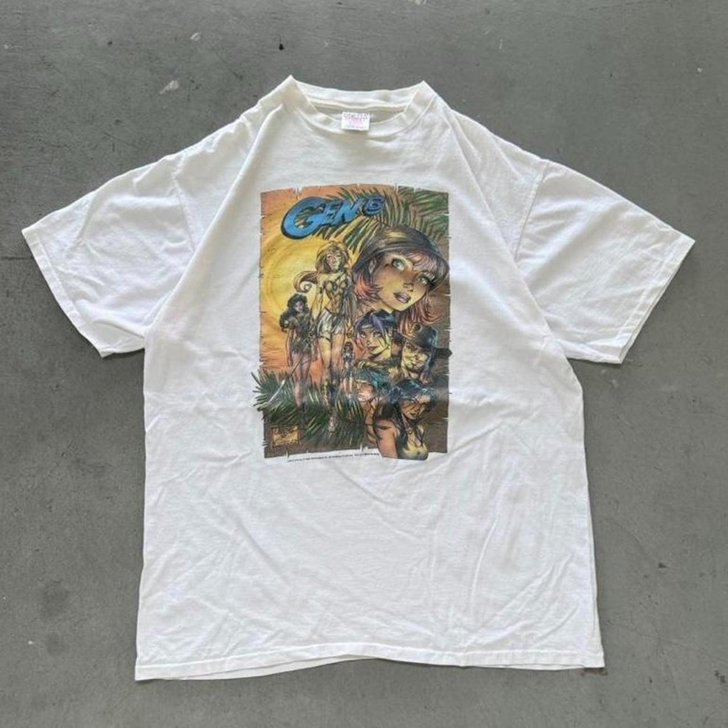 Vintage Gen 13 Comic Anime T-Shirt - X-Large
