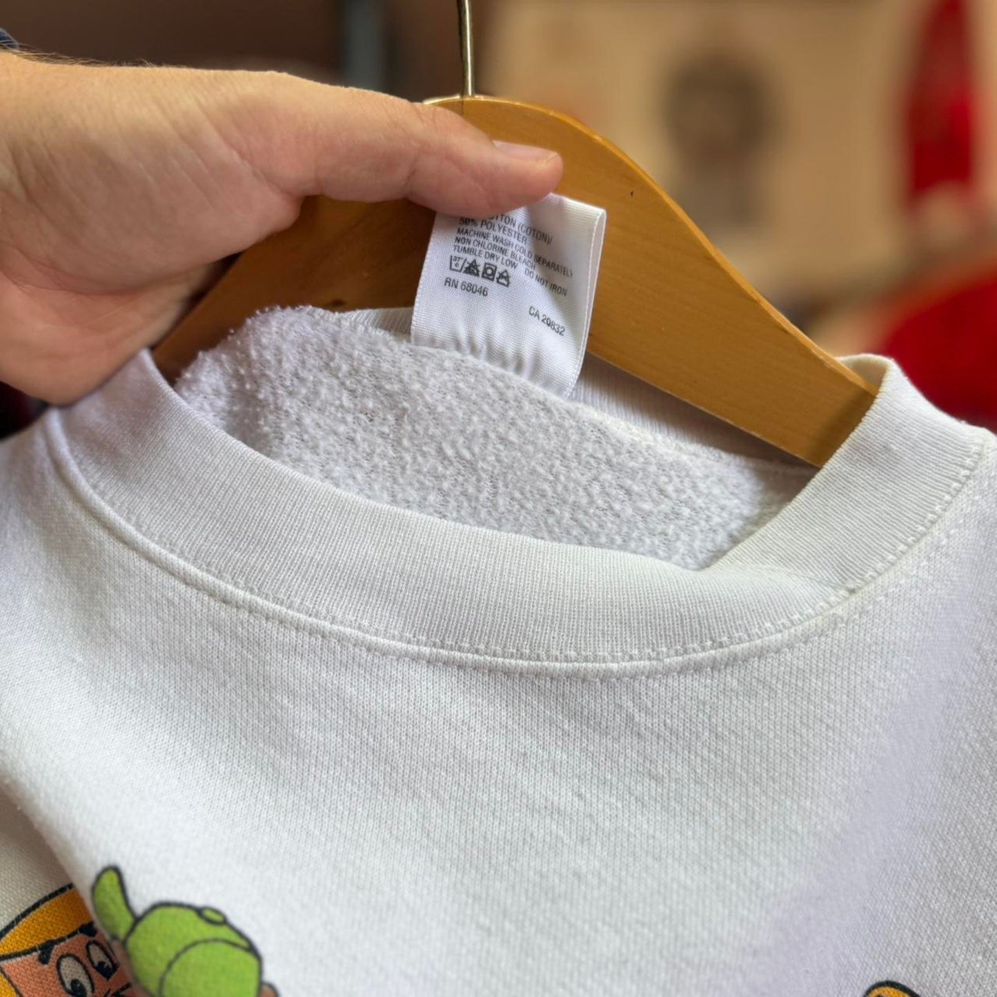 Vintage 90s Universal Studios Florida Cartoon Animation Crewneck
