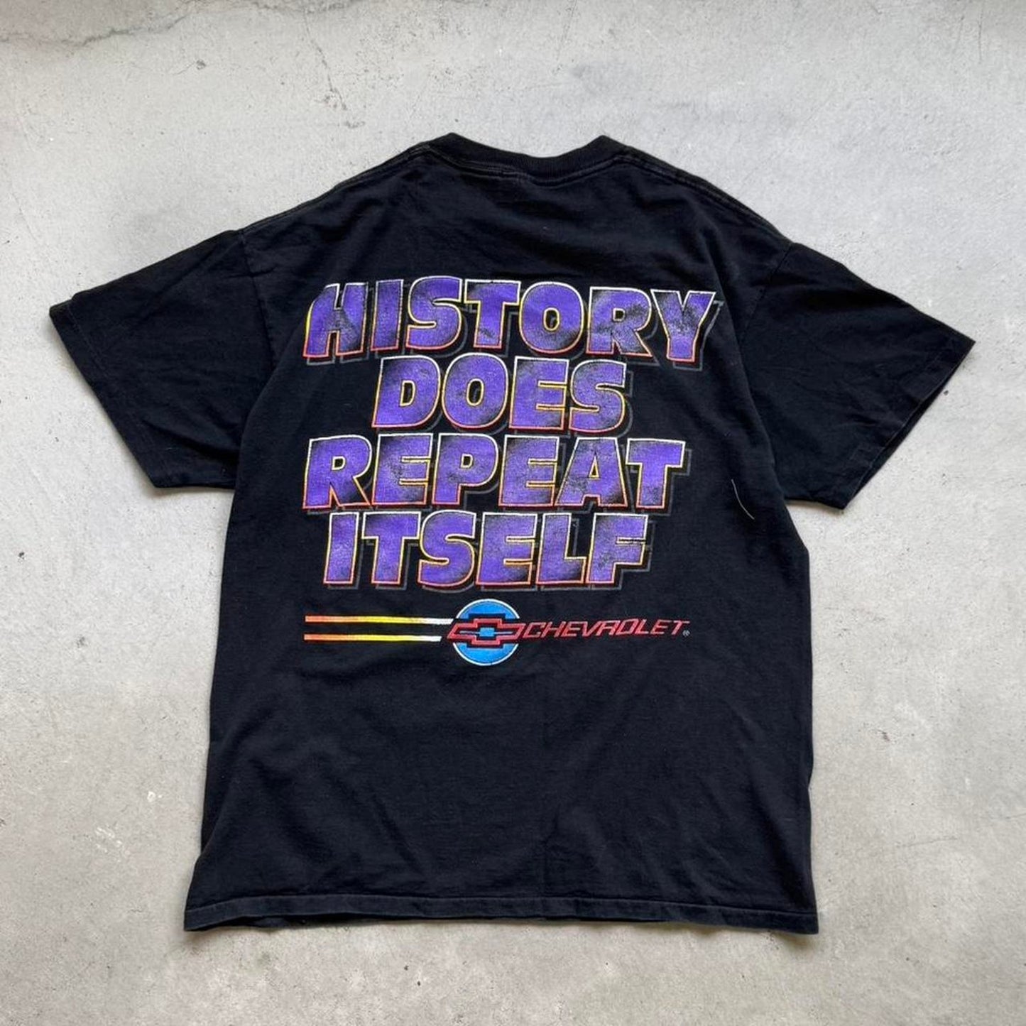 Vintage 90s Monte Carlo Rocks Chevrolet Racing NASCAR T-Shirt - Large