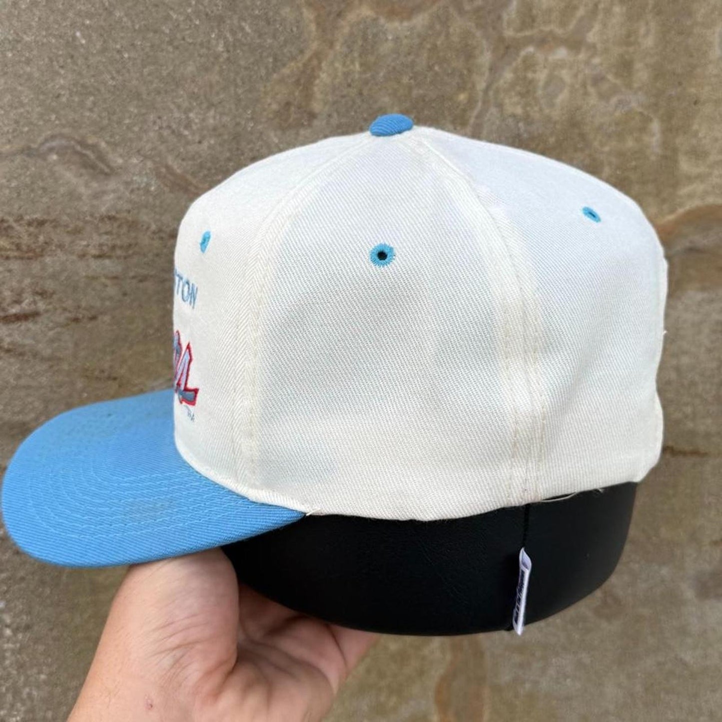 Vintage 90s Houston Oilers Sports Specialties Script Snapback