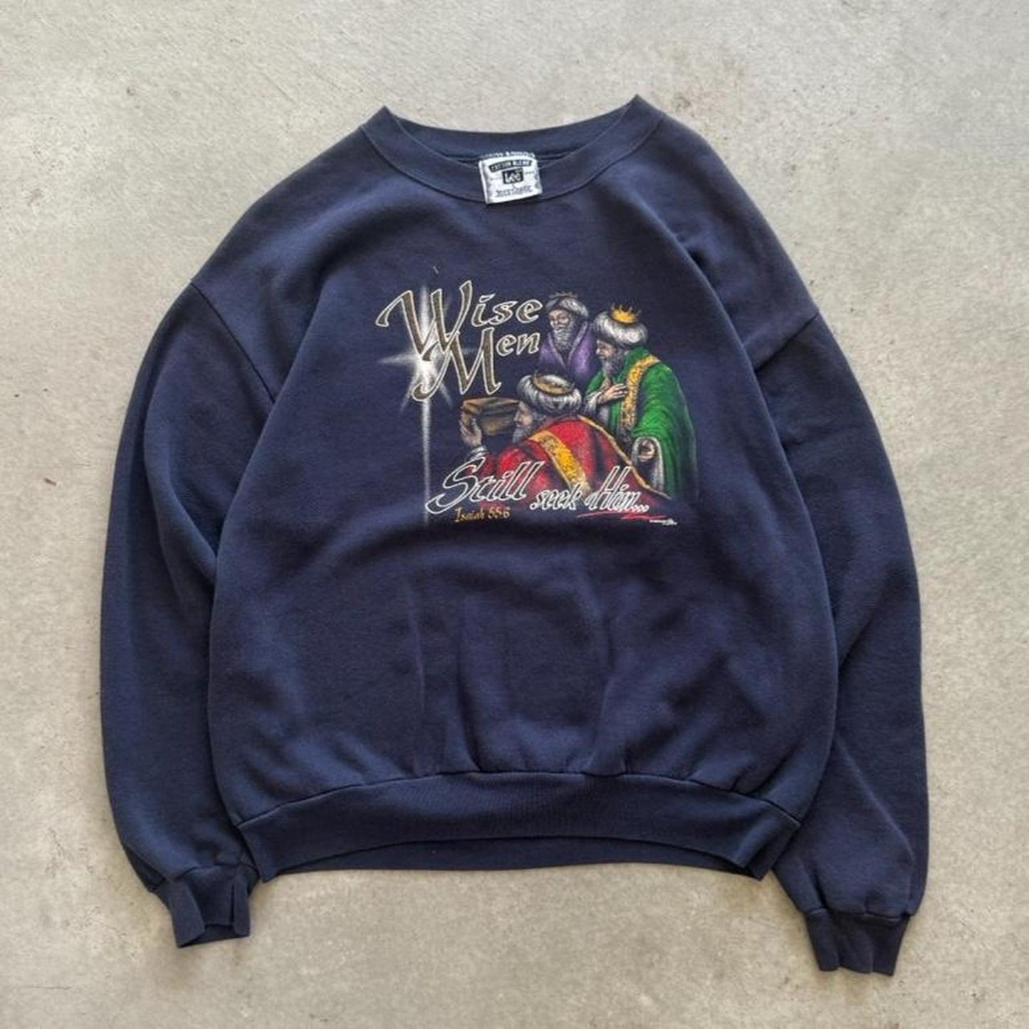 Vintage 90s Living Epistles Wise Men Jesus Crewneck - Large