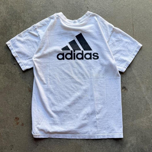 Vintage Nebraska Basketball Adidas T-Shirt - Small