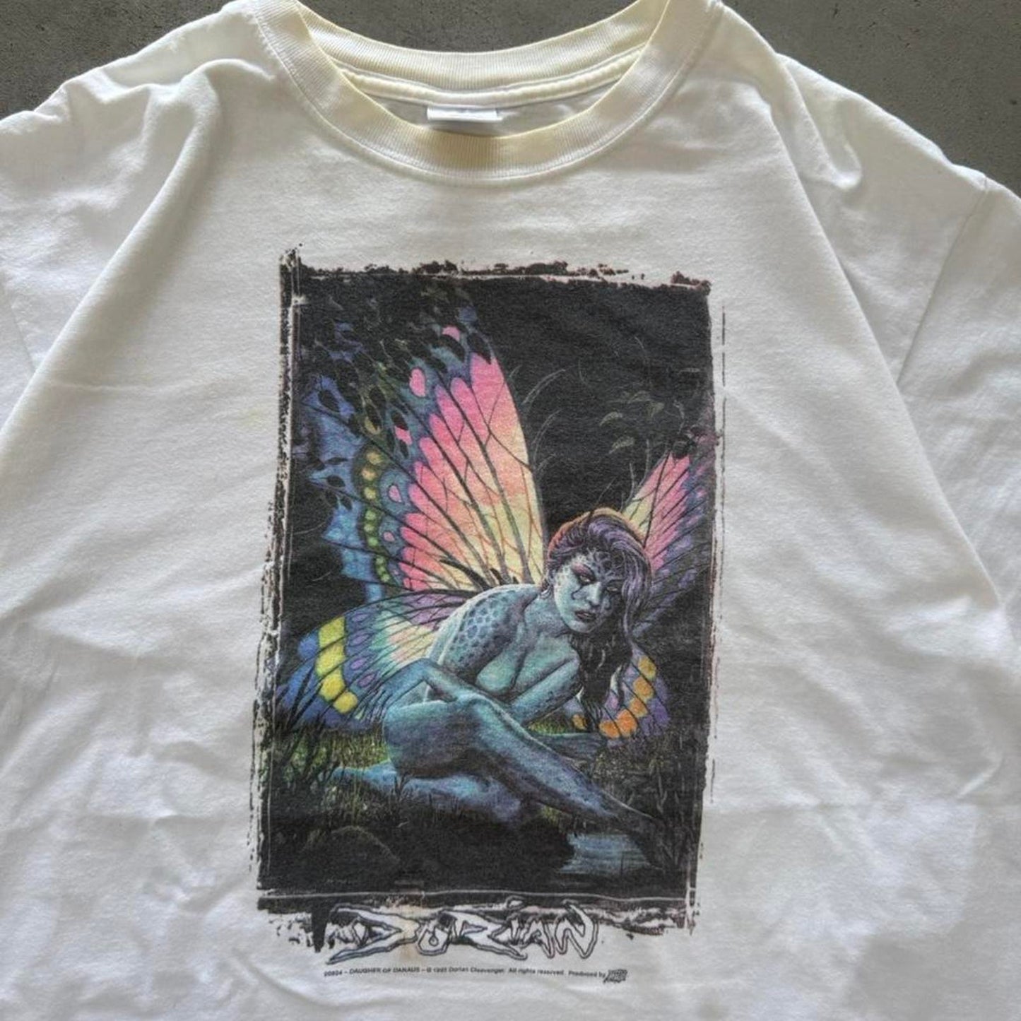 Vintage 90s Dorian Daughter of Danaus Fairy Woman T-Shirt - X-Large