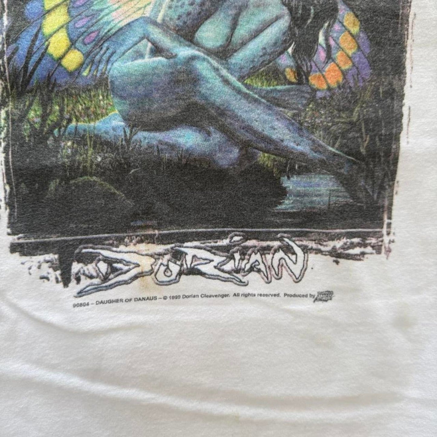 Vintage 90s Dorian Daughter of Danaus Fairy Woman T-Shirt - X-Large