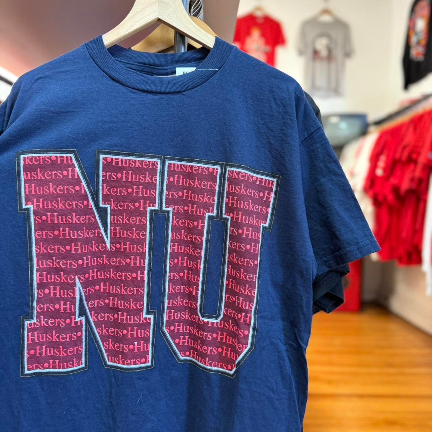 Vintage 90s Nebraska University Huskers T-Shirt - X-Large