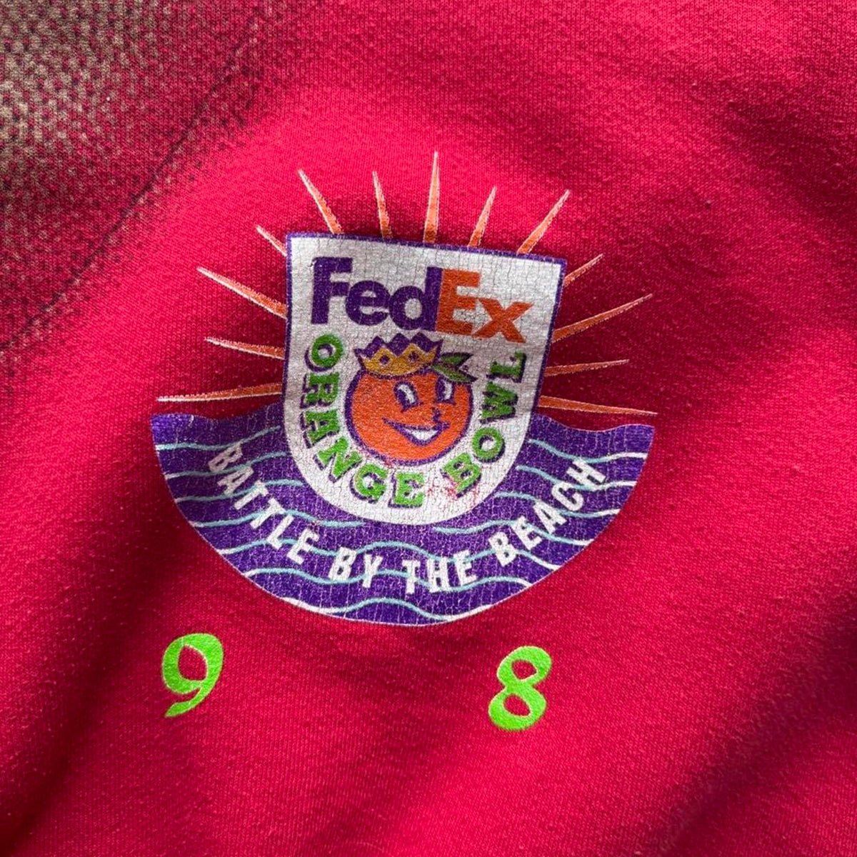 Vintage 1998 Nebraska Huskers FedEx Orange Bowl Crewneck - Large