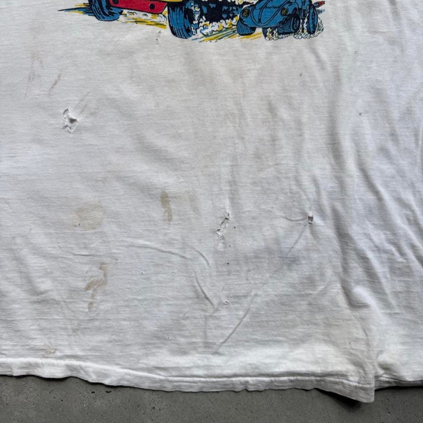 Vintage 70s Trucking Pull the Smokey’s Ringer T-Shirt - Medium
