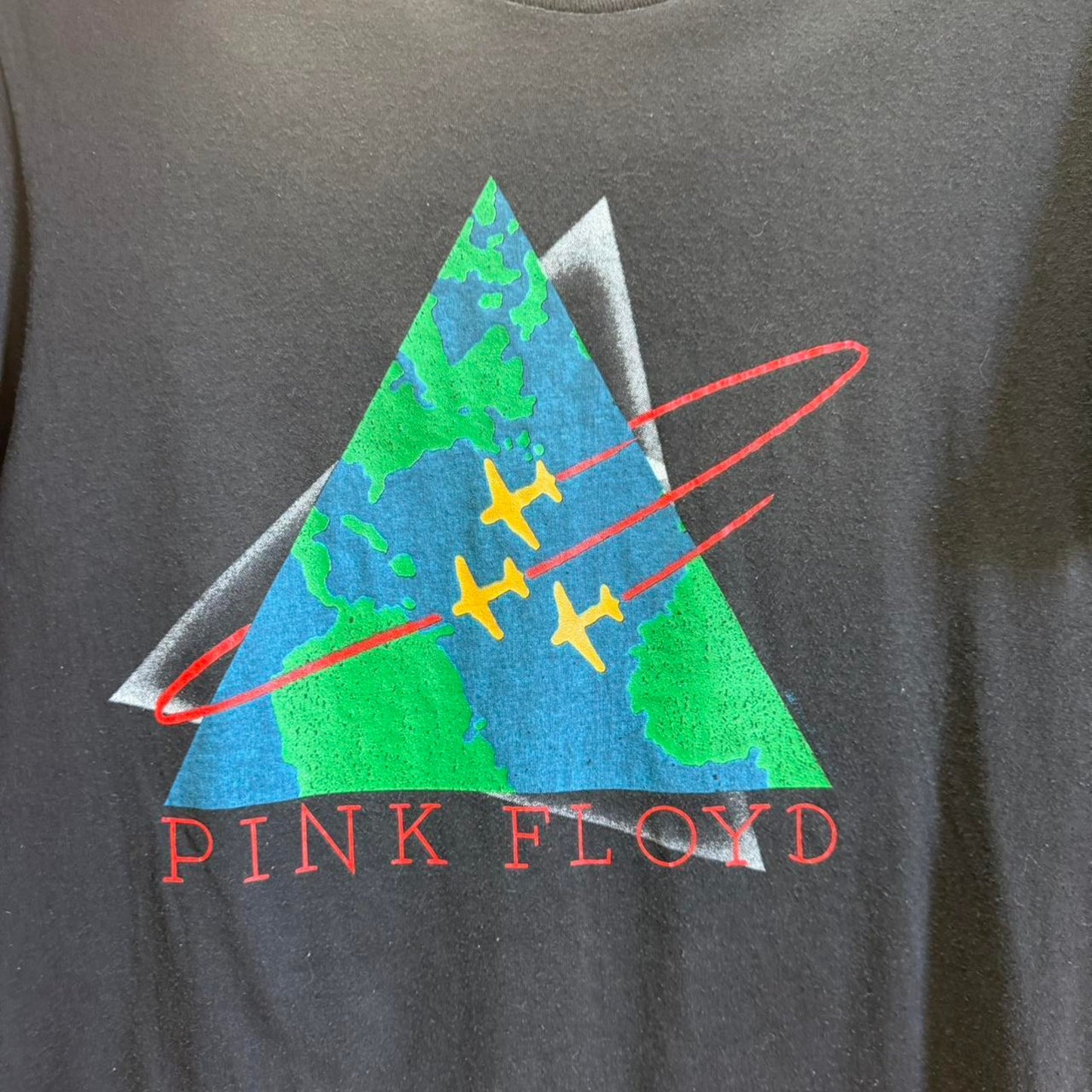 Vintage 1987 Pink Floyd World Tour Band T-Shirt - Large