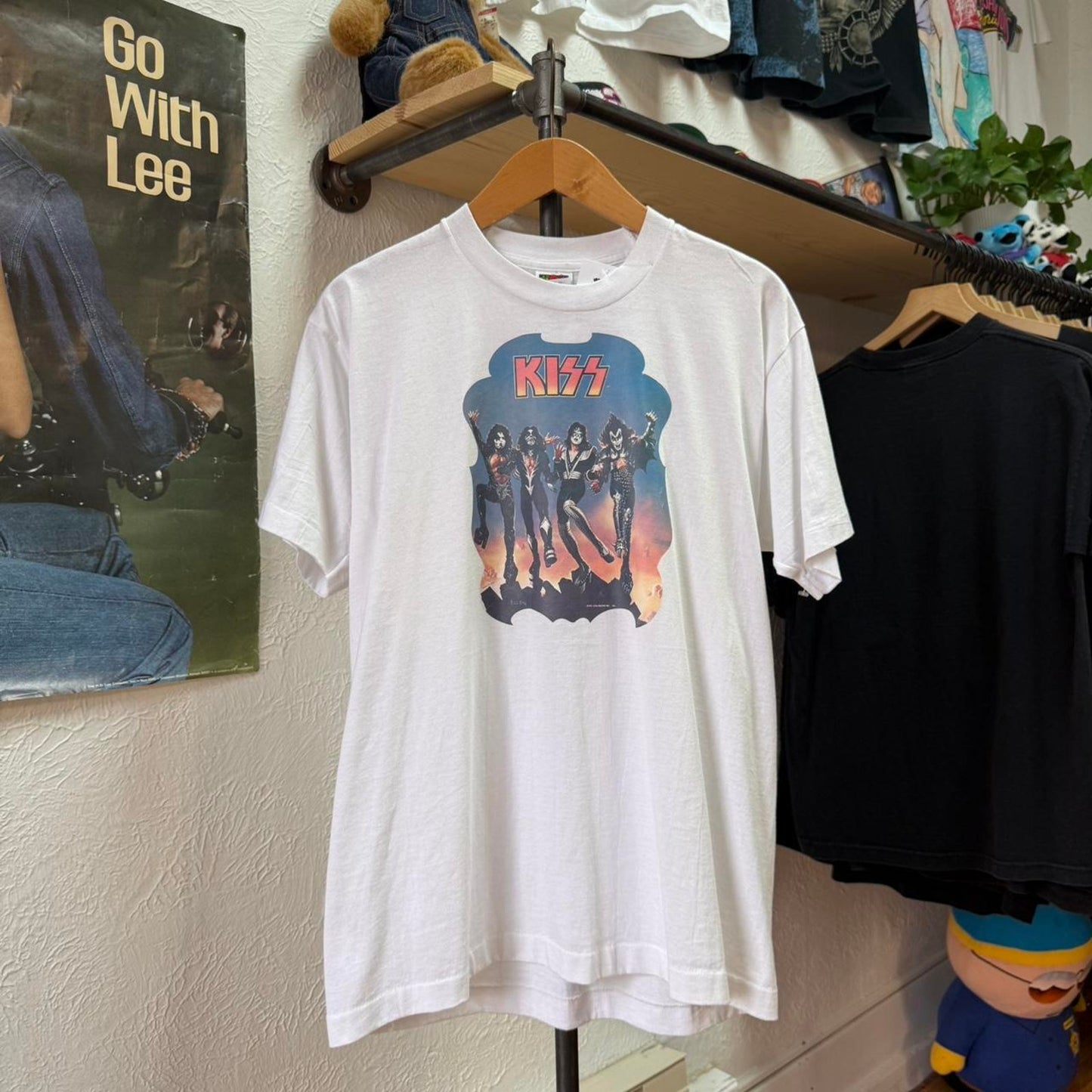 Vintage KISS Band Music T-Shirt - Large