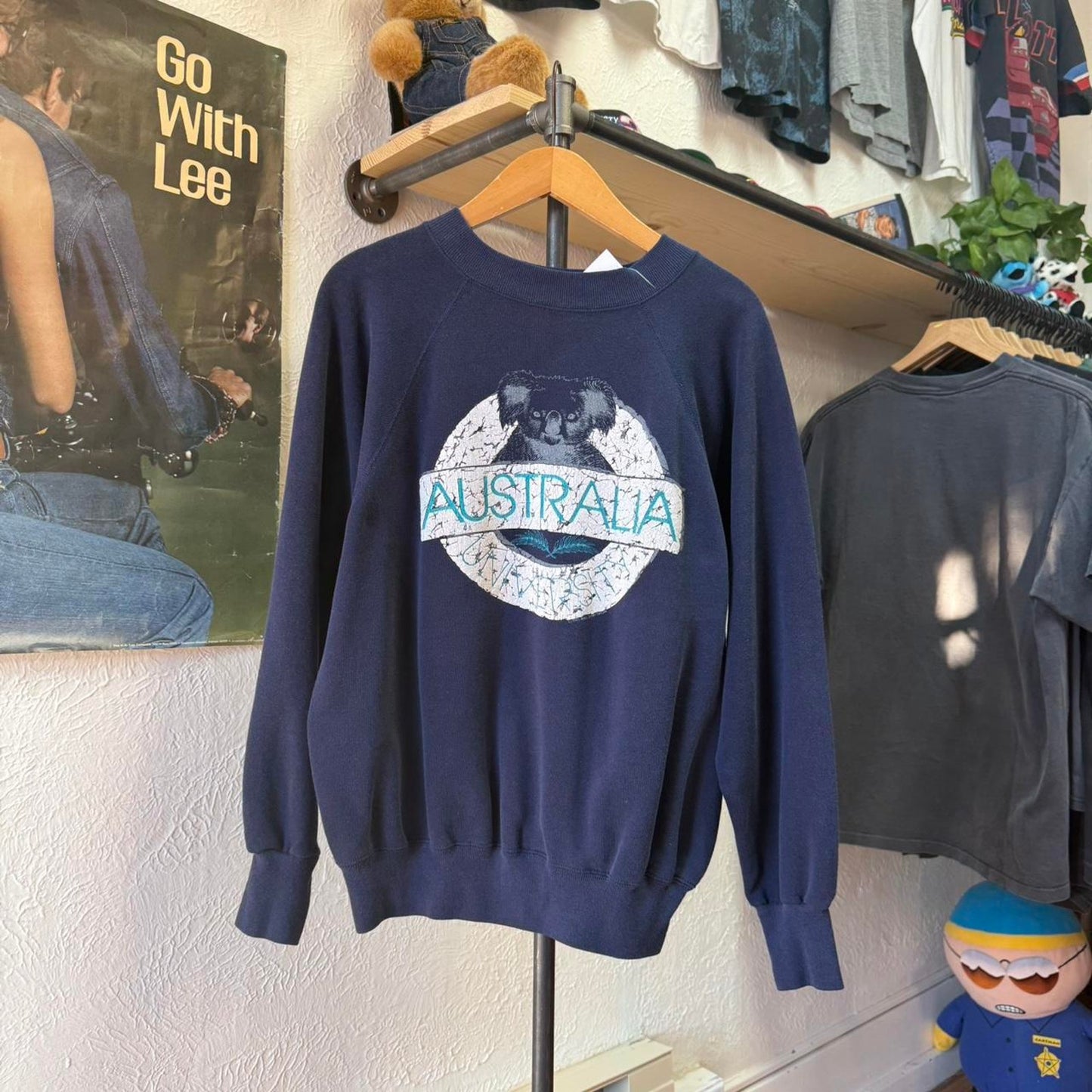 Vintage 90s Australia Koala Animal Crewneck - Large