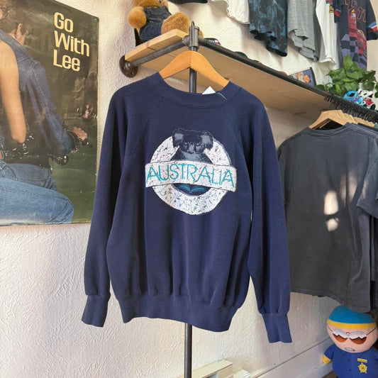Vintage 90s Australia Koala Animal Crewneck - Large
