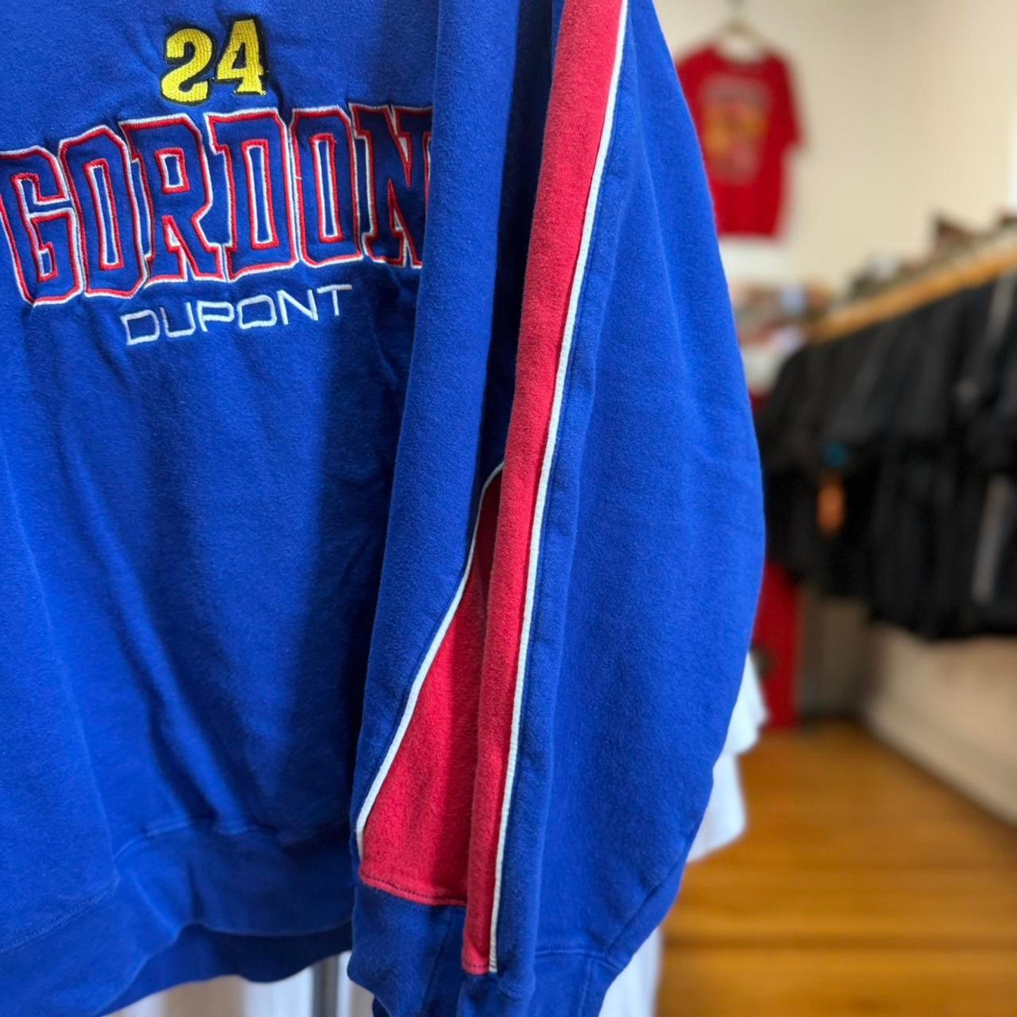Vintage 90s NASCAR Jeff Gordon Racing Race Car Crewneck