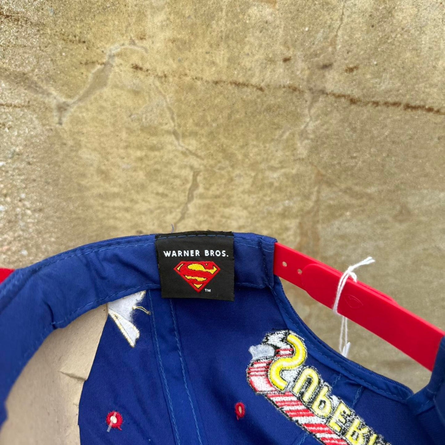 Vintage 90s Superman Quaker State Racing NASCAR Snapback