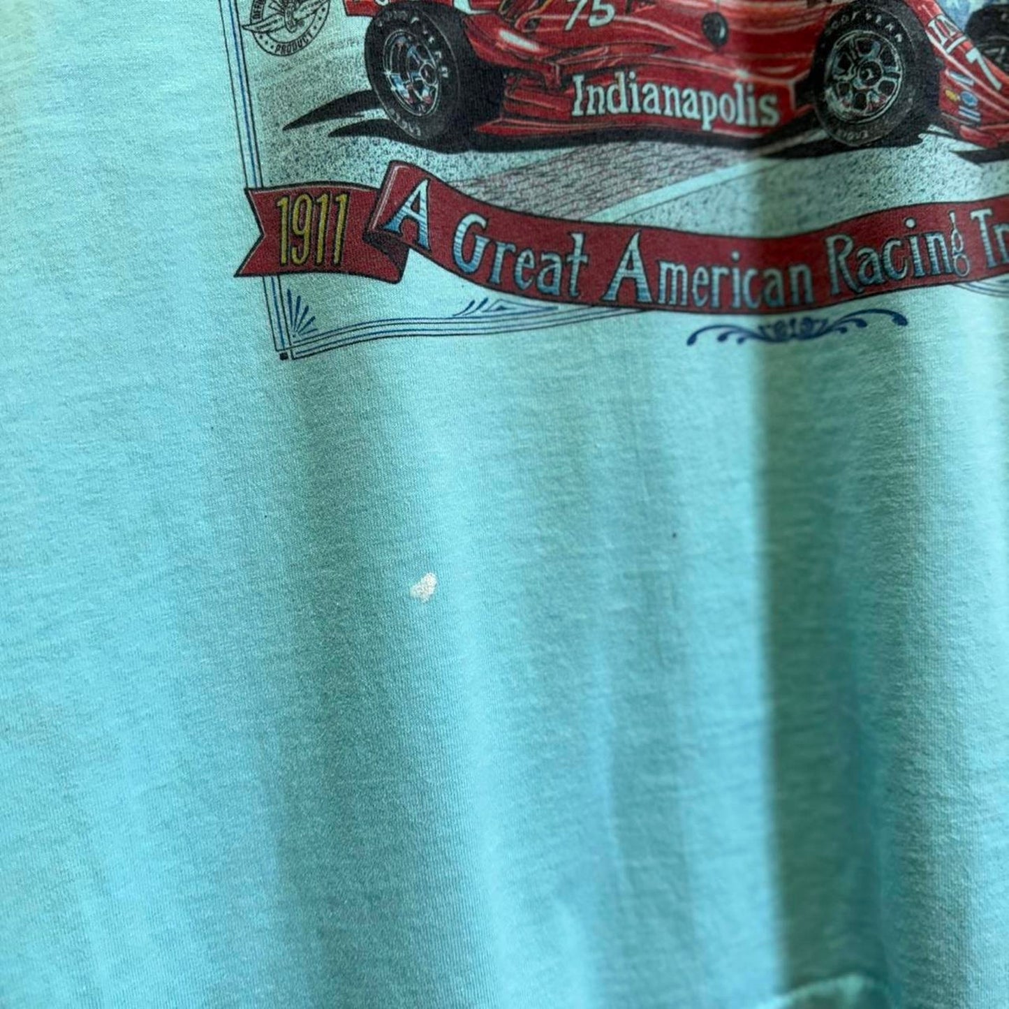 Vintage 1991 Indianapolis 500 Racing Racecar NASCAR T-Shirt - Large