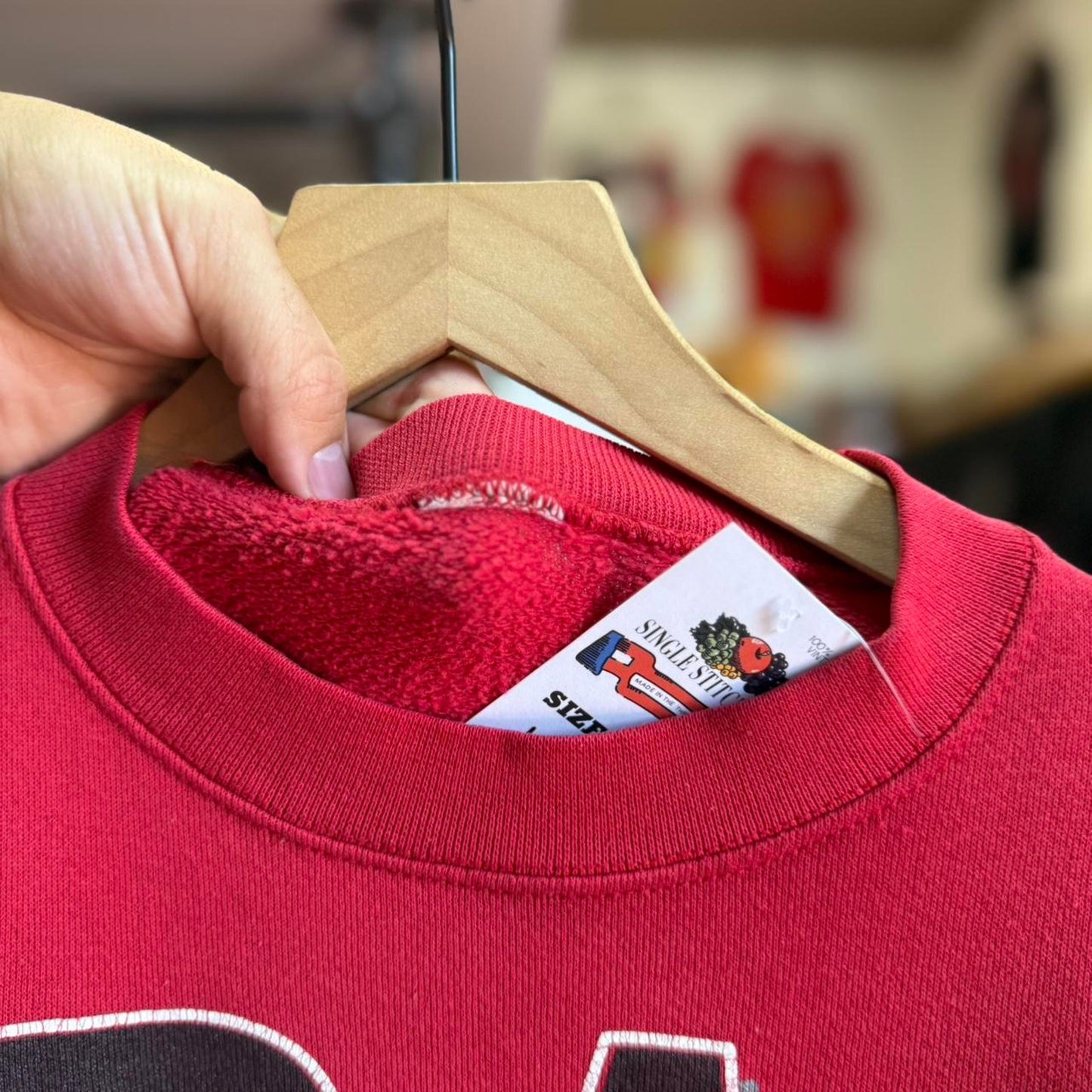 Vintage 90s Nebraska Huskers Spell Out Puff Print Crewneck