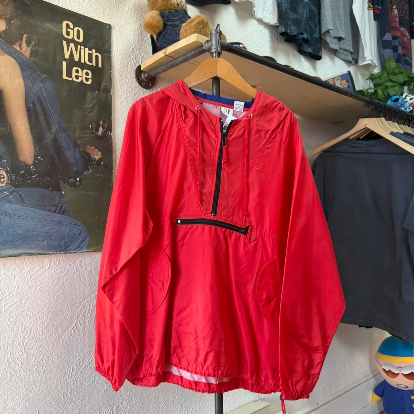 Vintage 90s Gap Windbreaker Anorak Jacket - Medium