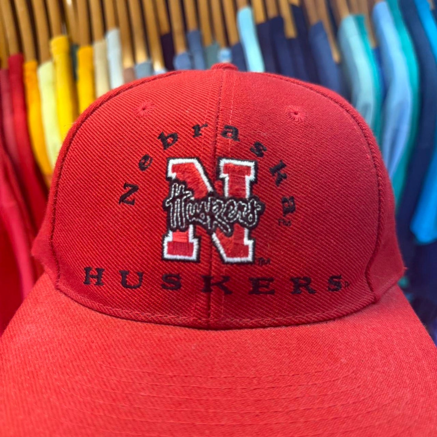 Vintage 90s Nebraska Huskers Snapback