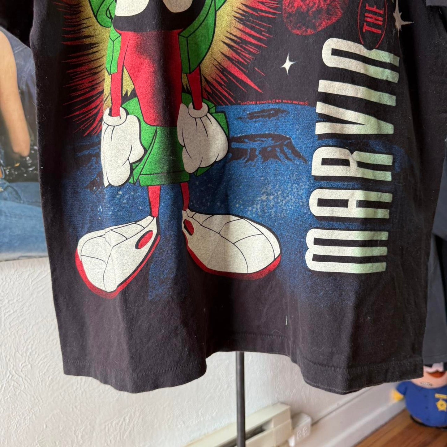 Vintage 90s Marvin the Martian Looney Tunes AOP T-Shirt - X-Large