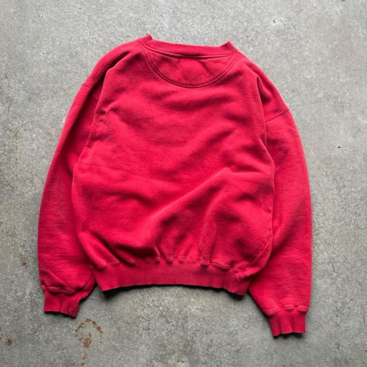 Vintage 90s Nebraska Cornhuskers Embroidered Crewneck - Small
