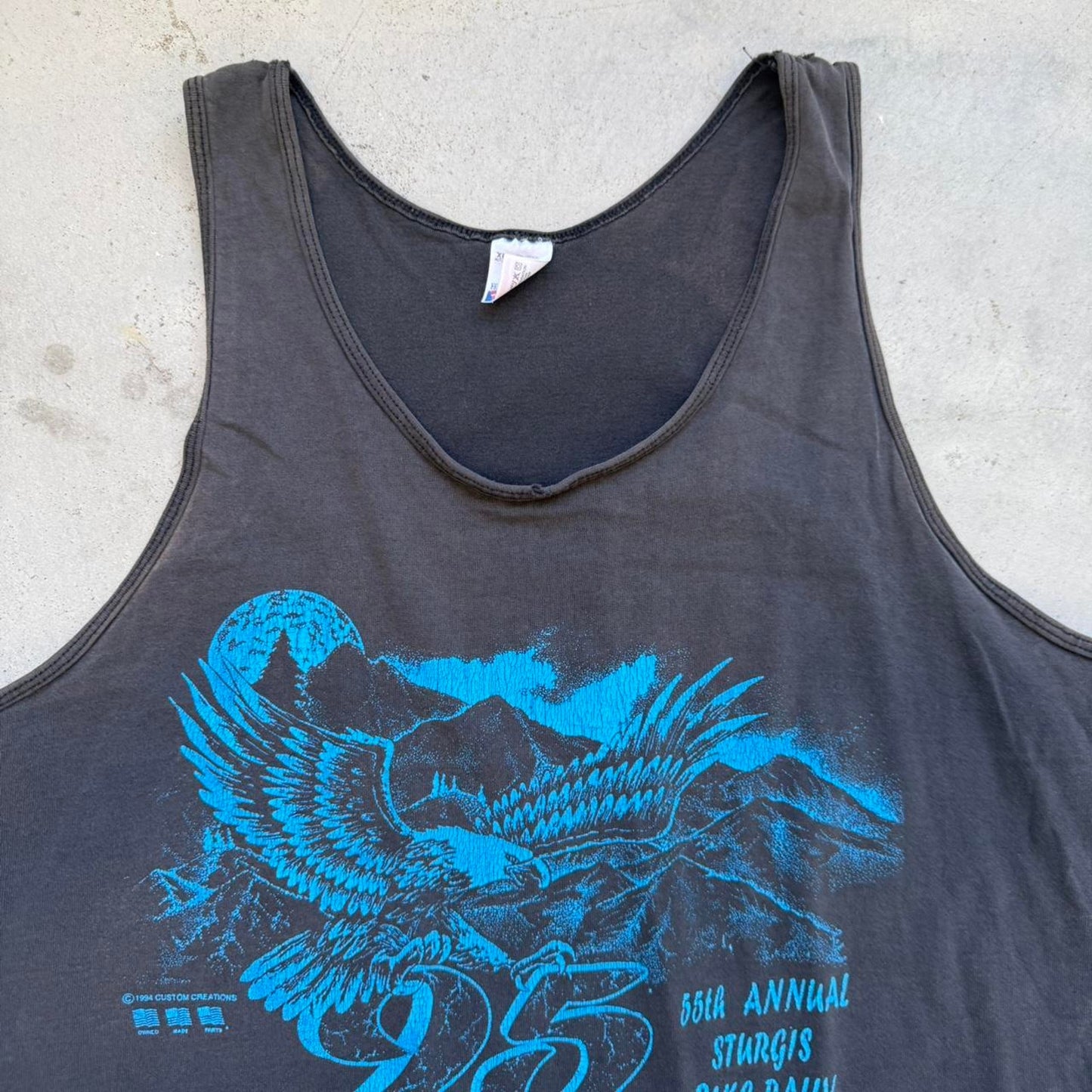 Vintage 1995 Faded Sturgis Black Hills Classic Tank Top - X-Large