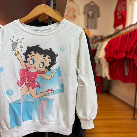Vintage 90s Betty Boop Cartoon Character Dancing Crewneck
