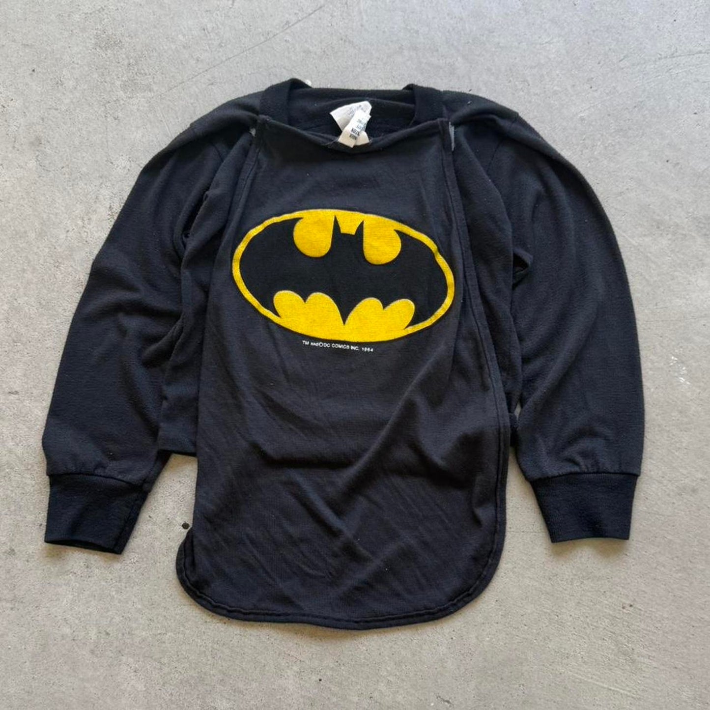 Vintage 90s DC Comics Batman Cape T-Shirt - Kids 8
