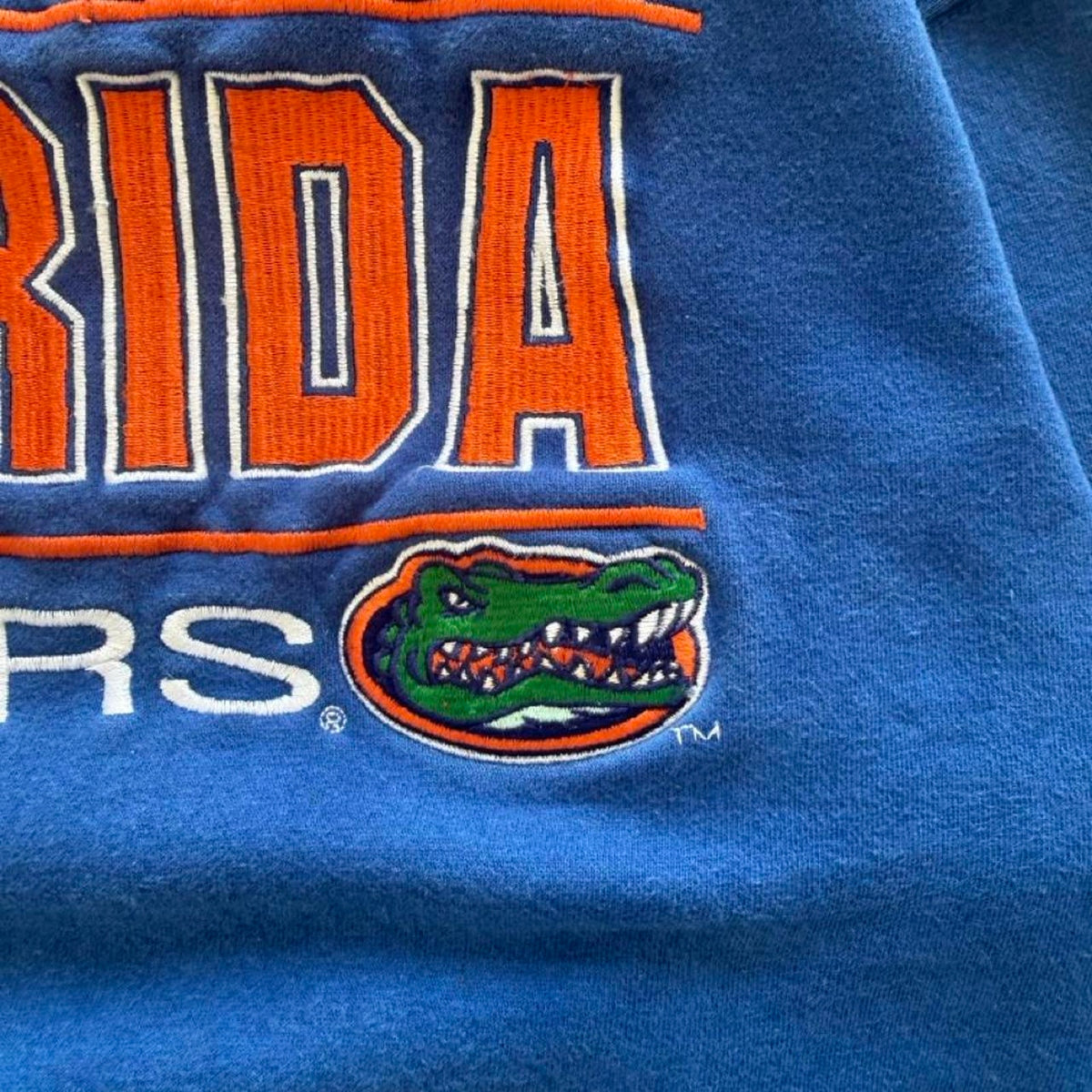 Vintage 90s Florida Gators Embroidered Crewneck - Large
