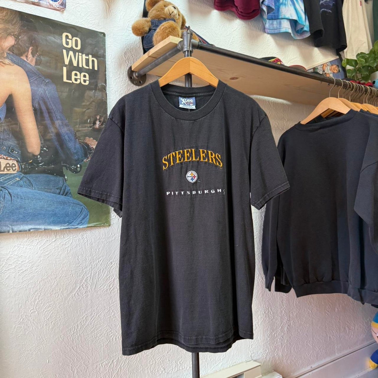 Vintage 90s Pittsburgh Steelers NFL Football T-Shirt - Large