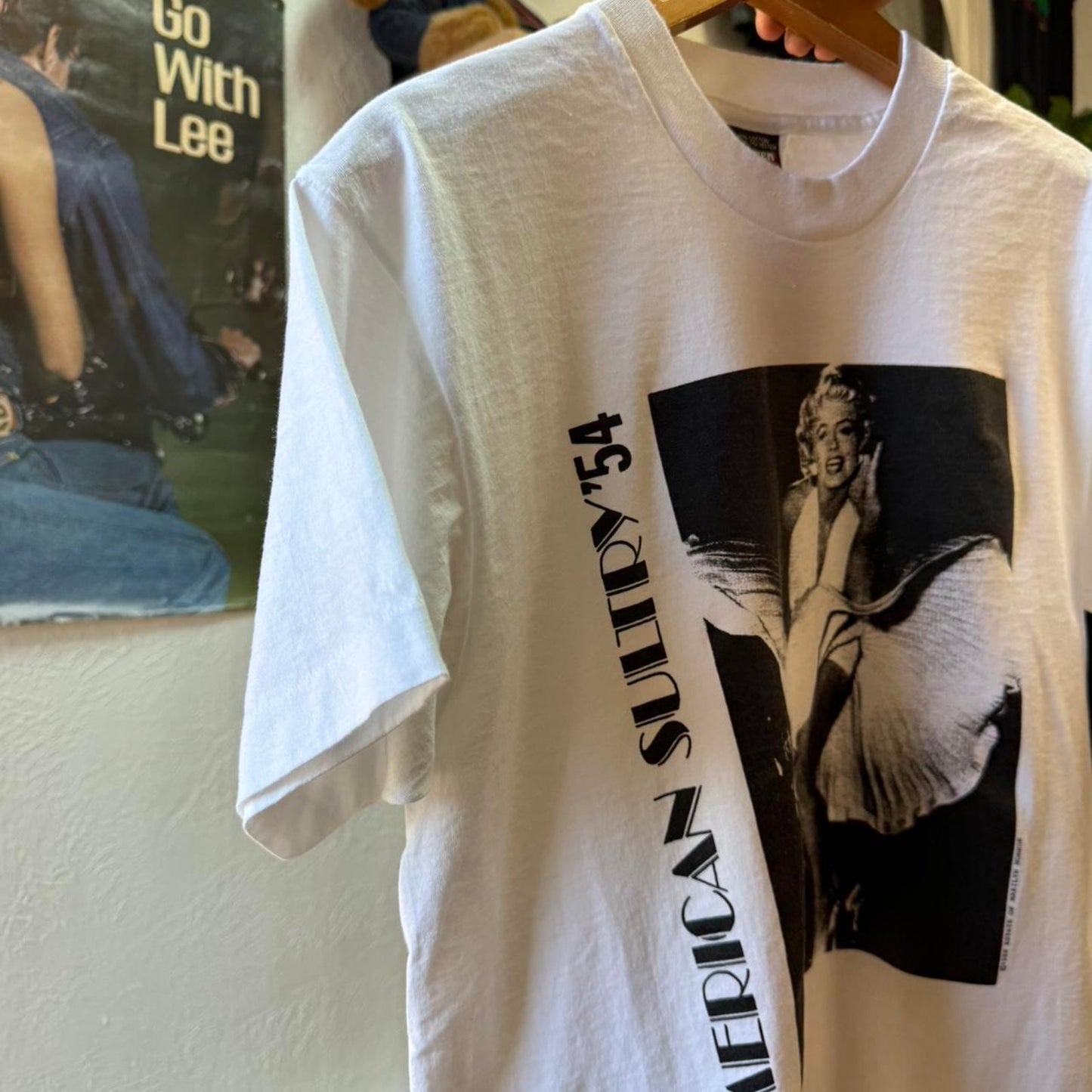 Vintage 1988 Marilyn Monroe Skirt Dress Photo T-Shirt - Large