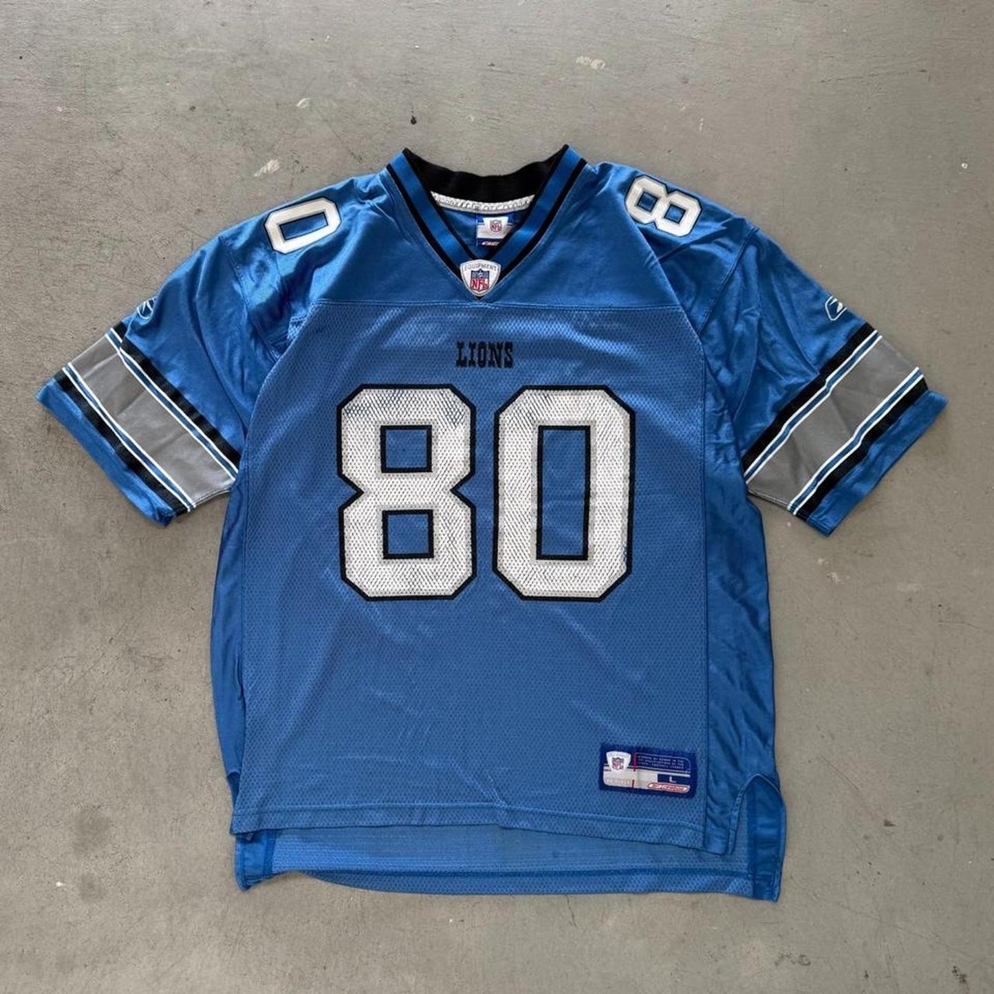Vintage Detroit Lions C Roger’s Reebok NFL Jersey - Large