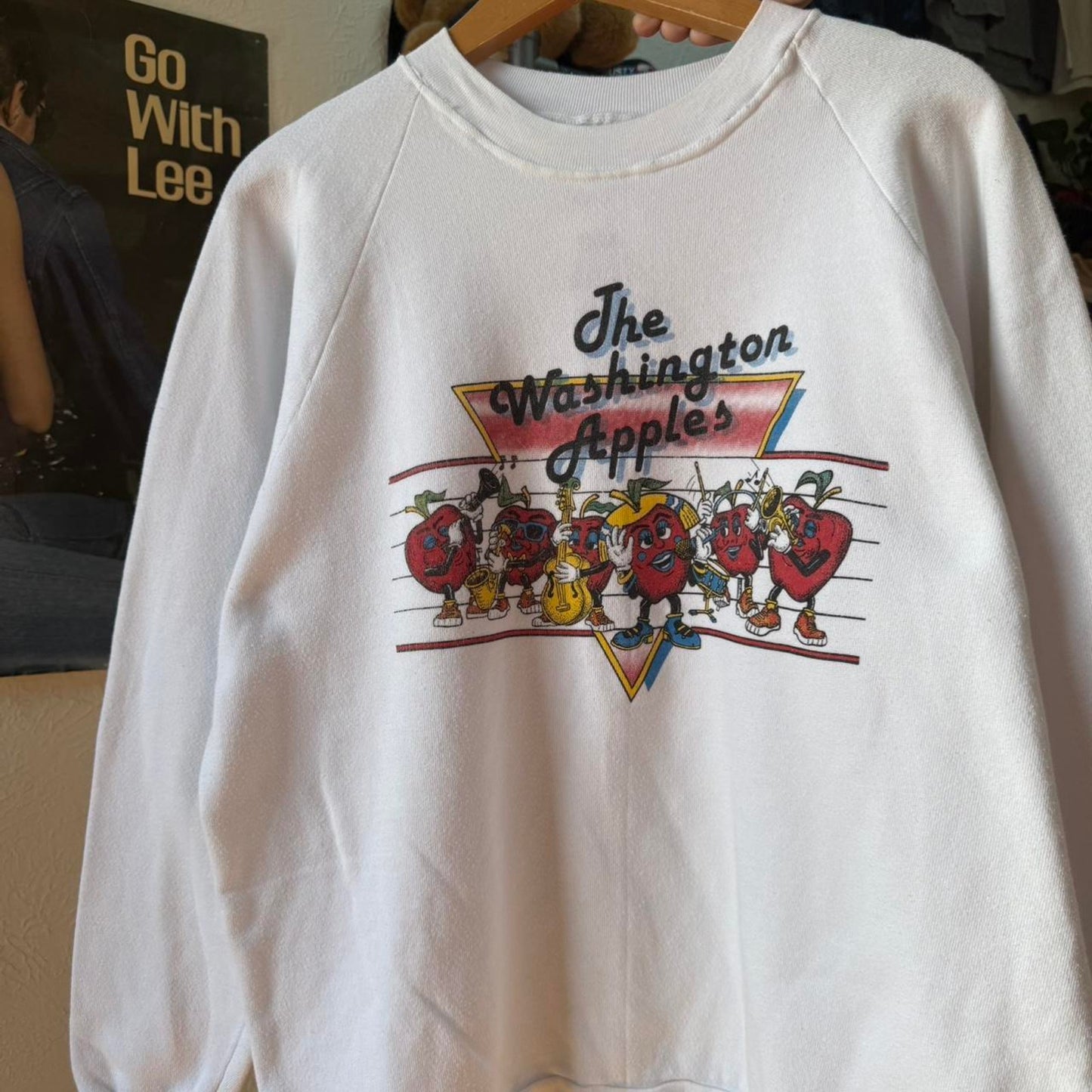 Vintage 80s The Washington Apples Parody Crewneck - X-Large