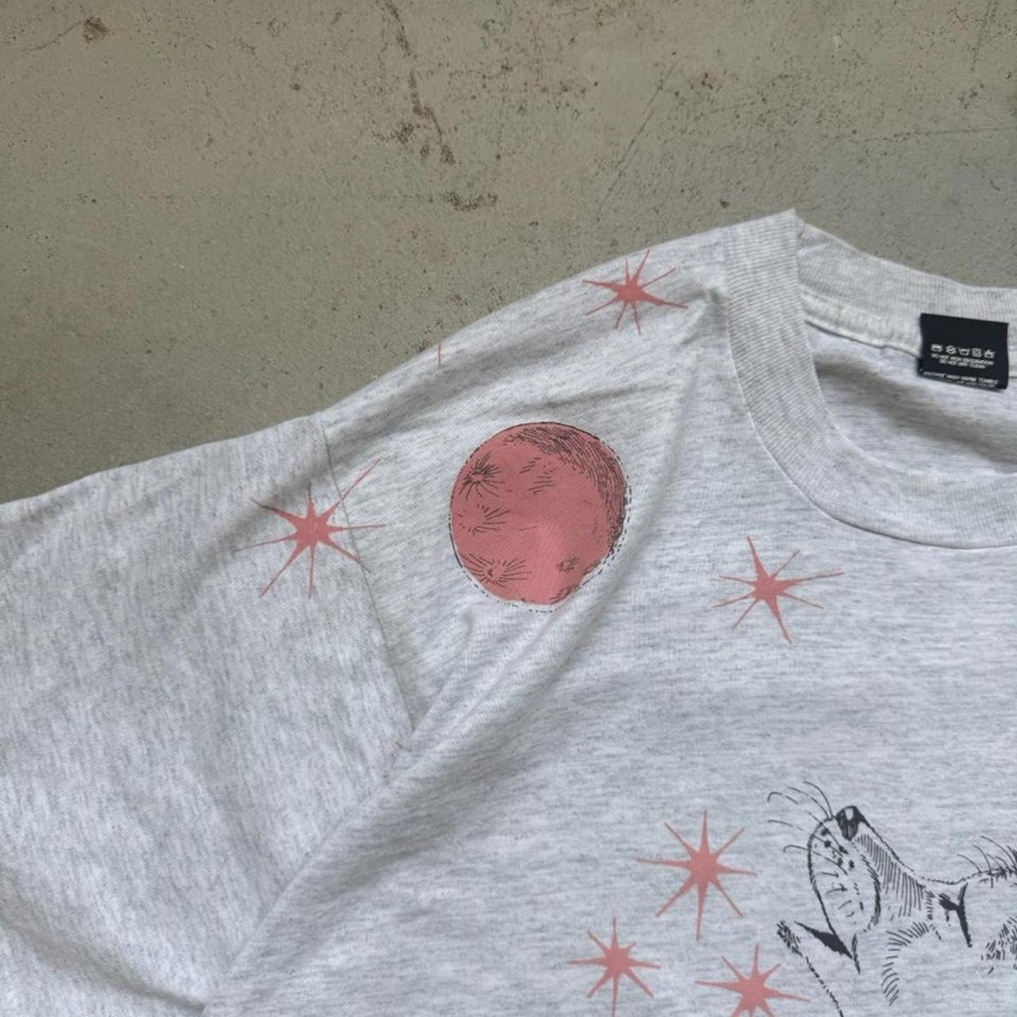 Vintage 90s Wolf Howling Animal Nature T-Shirt - X-Large