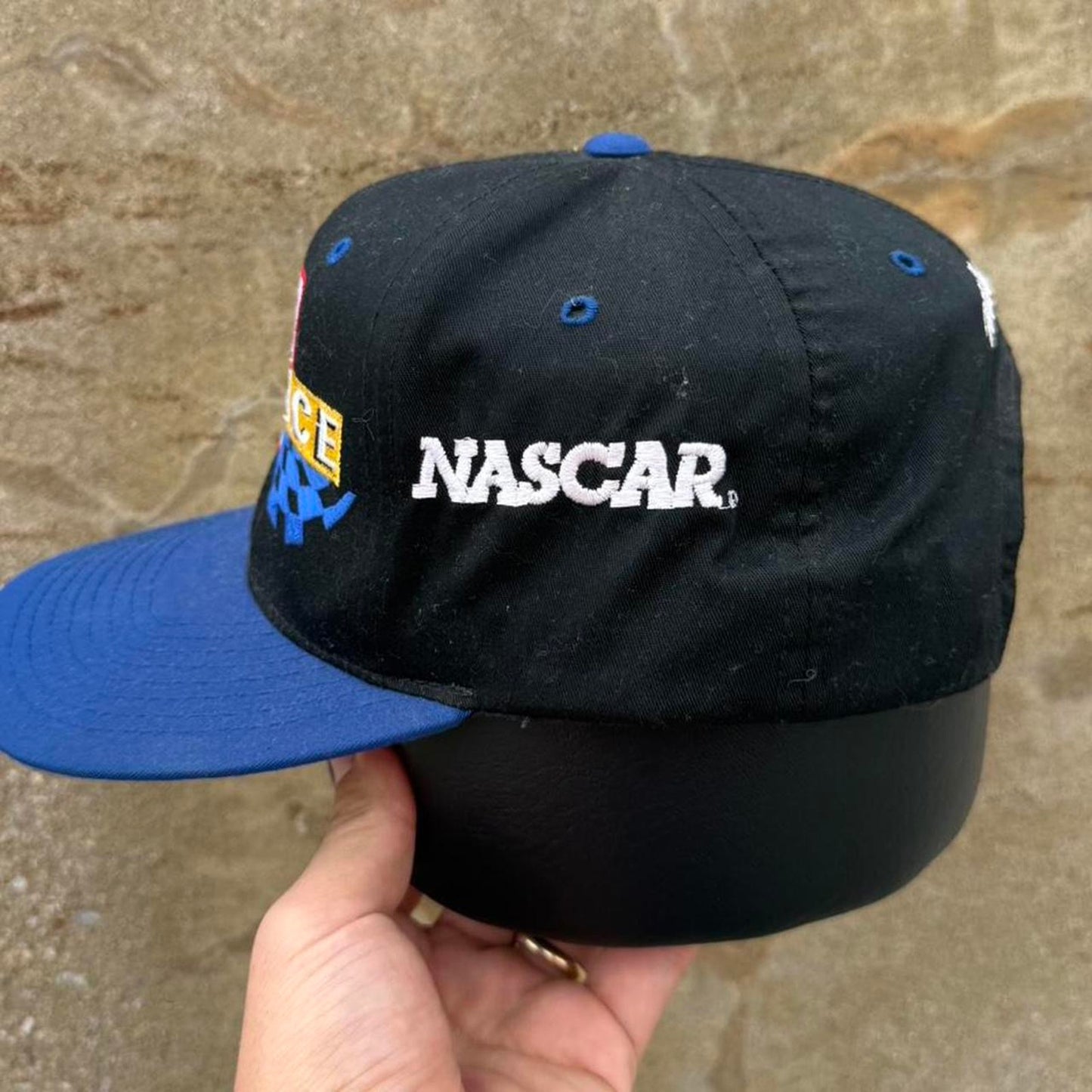 Vintage 90s Rusty Wallace Nascar Racing Race Car Snapback