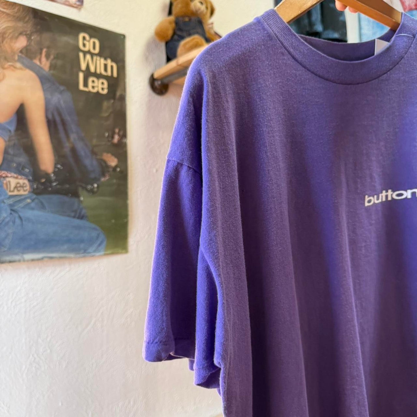 Vintage 90s Levi’s Button Up Fly 501 Jeans T-Shirt - Large