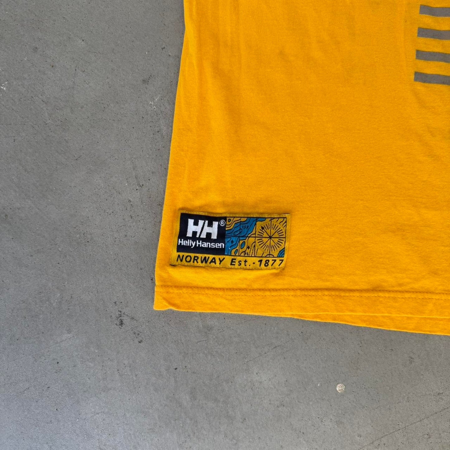 Vintage 90s Helly Hensen Outdoor Striped T-Shirt - Large