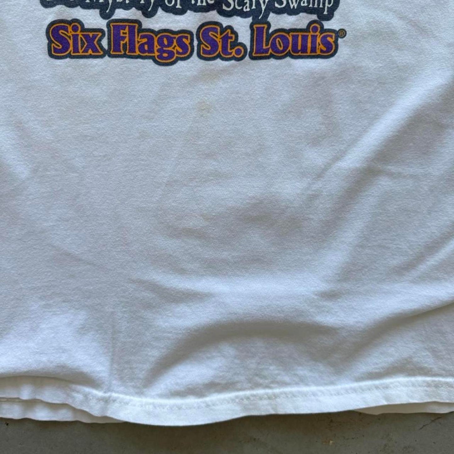 Vintage Scooby Doo Ghostblasters Saint Louis Six Flags T-Shirt - X-Large