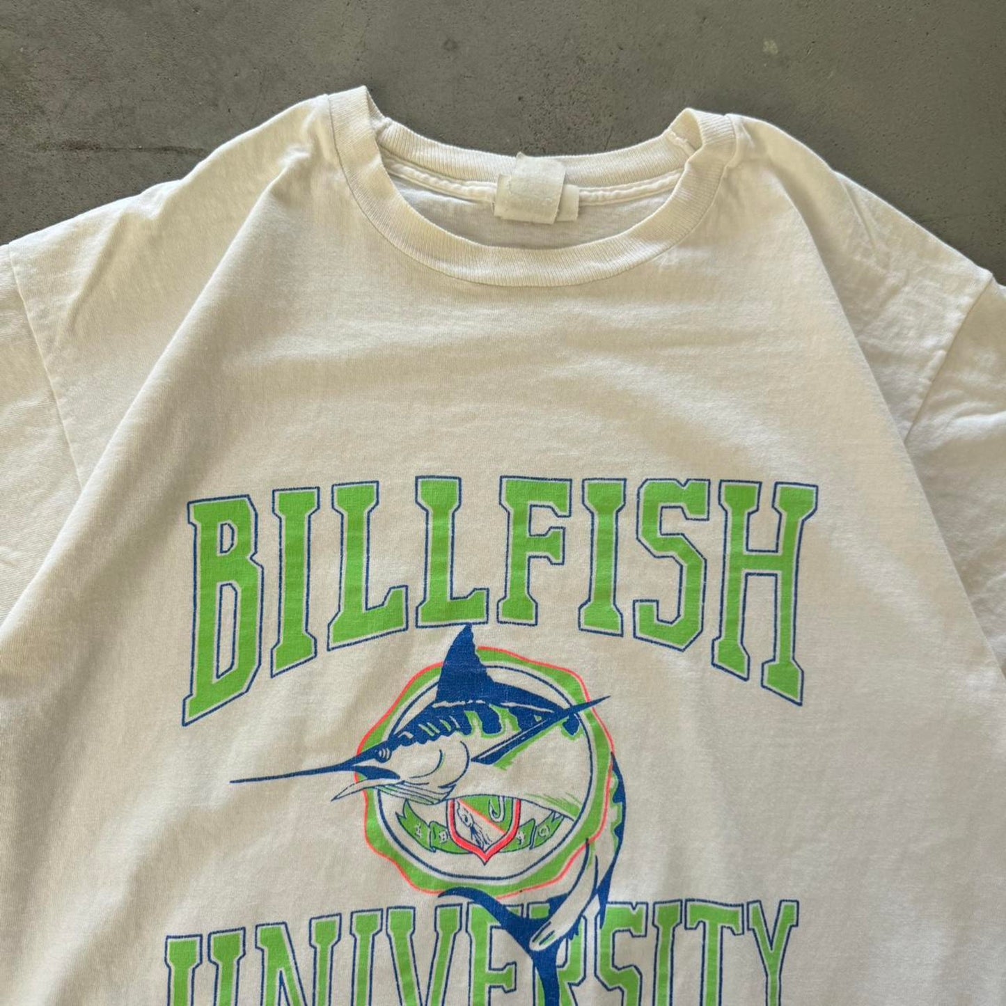 Vintage 90s Billfish University Animal T-Shirt - X-Large