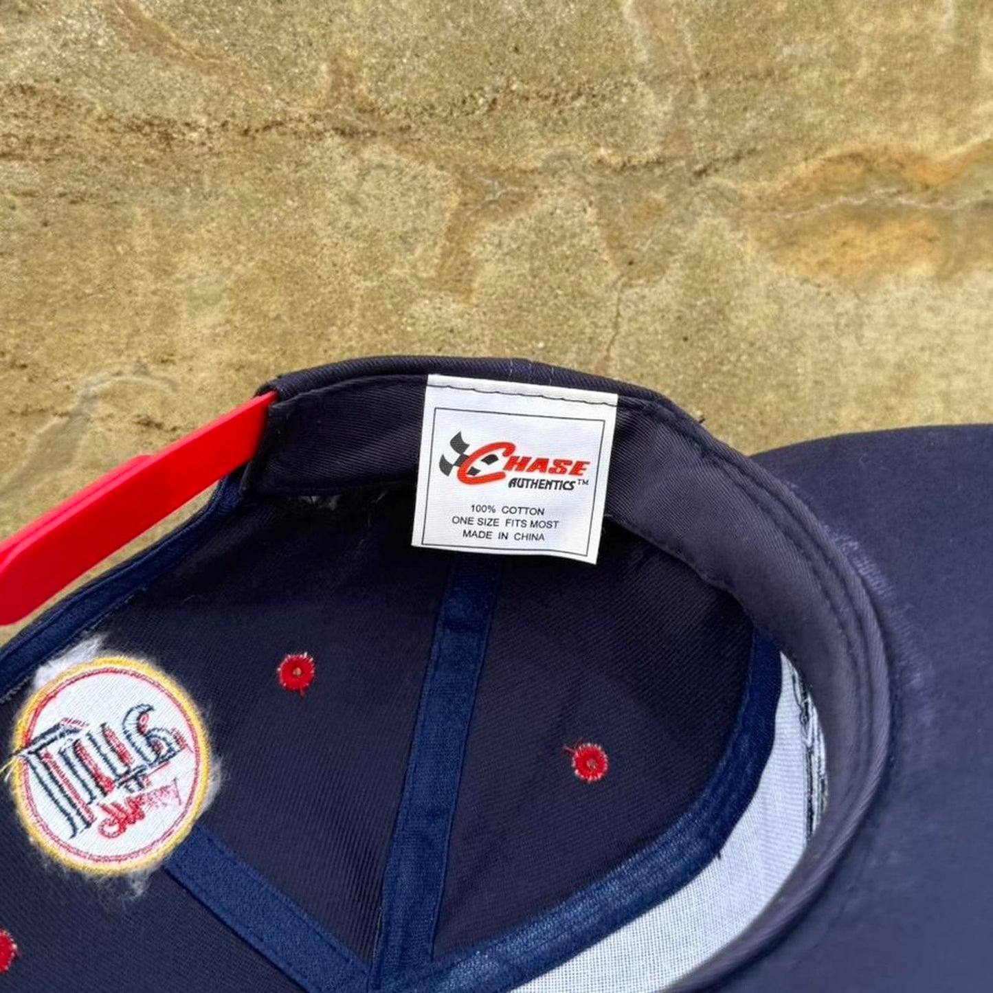 Vintage 90s Rusty Wallace NASCAR Flame Fire Snapback