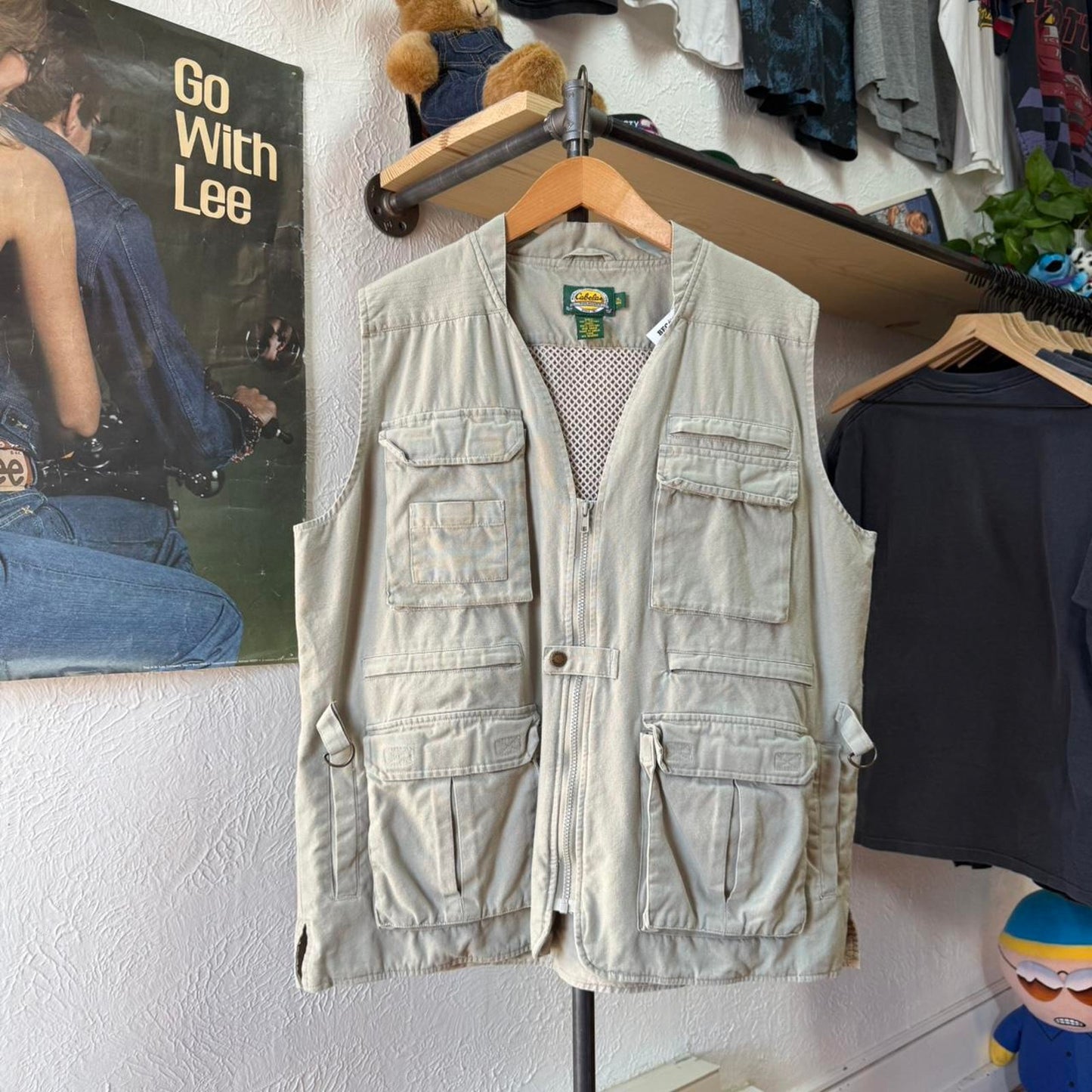 Vintage 90s Cabelas Hunting and Fishing Utility Vest - X-Large