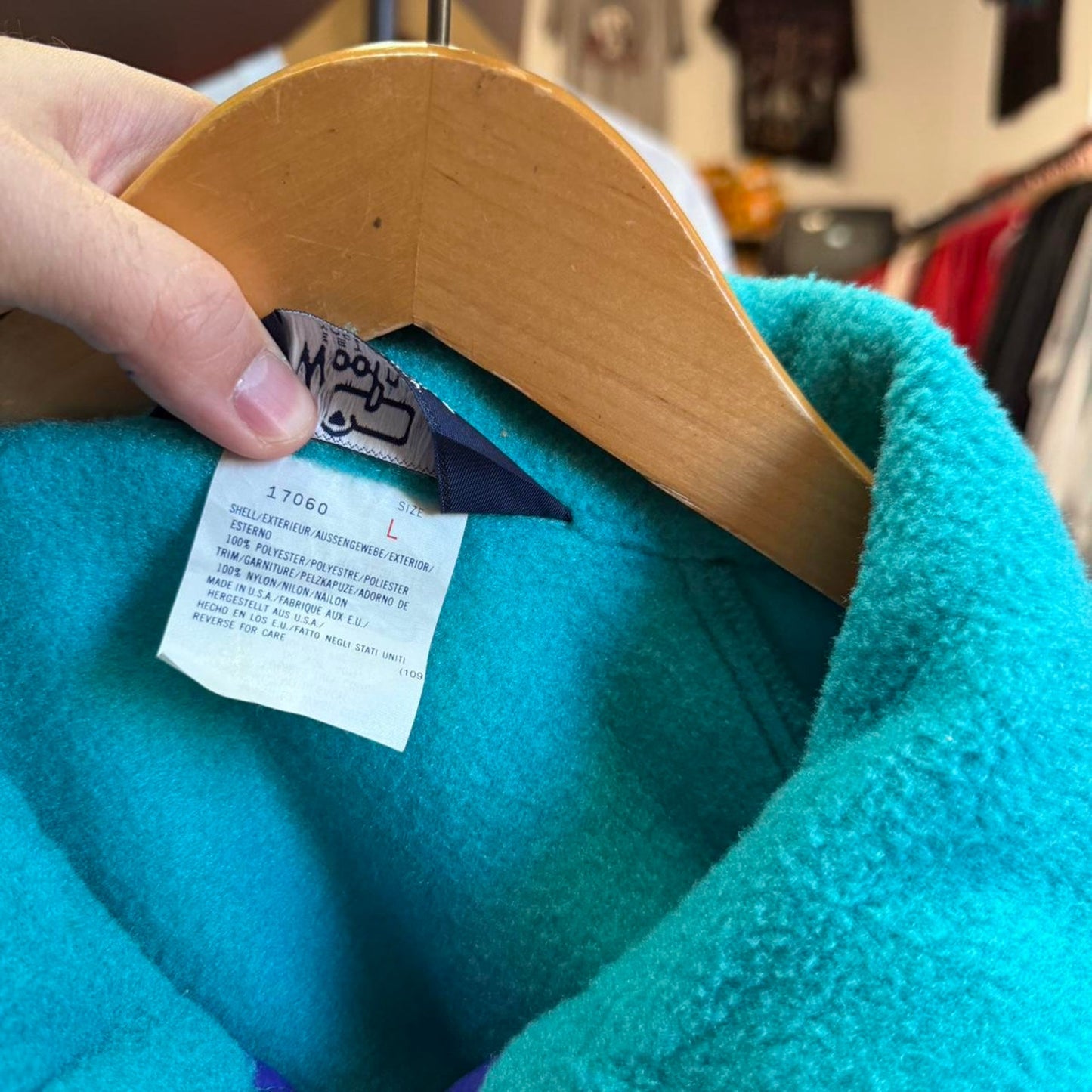 Vintage 90s Woolrich Ski Fleece Zip Up Jacket