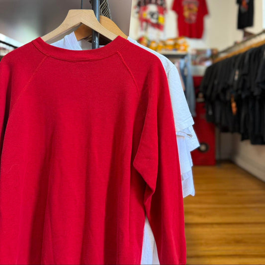 Vintage 80s Nebraska Husker Pour it On Oklahoma Piss Crewneck