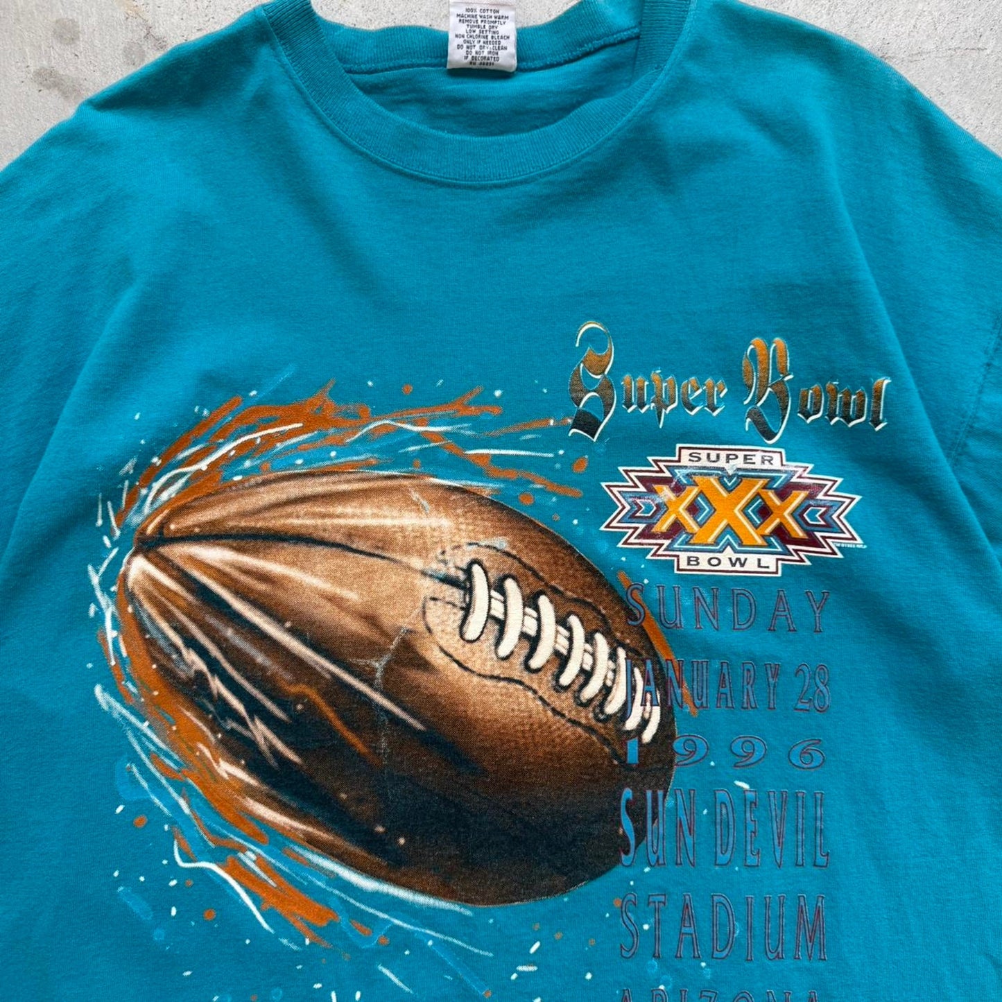 Vintage 90s Super Bowl XXX NFL Football T-Shirt - X-Large