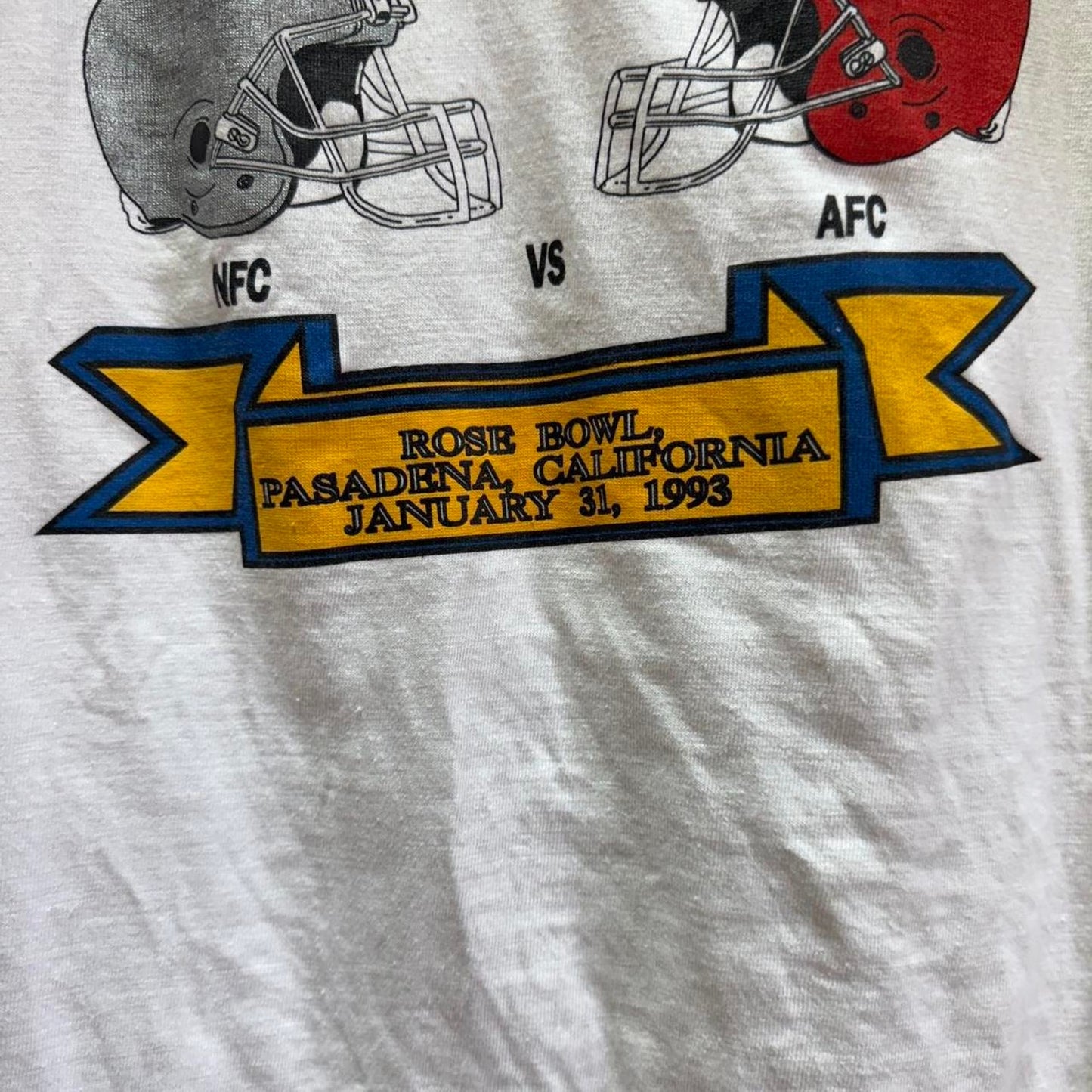 Vintage 90s Super Bowl Sunday NFL T-Shirt