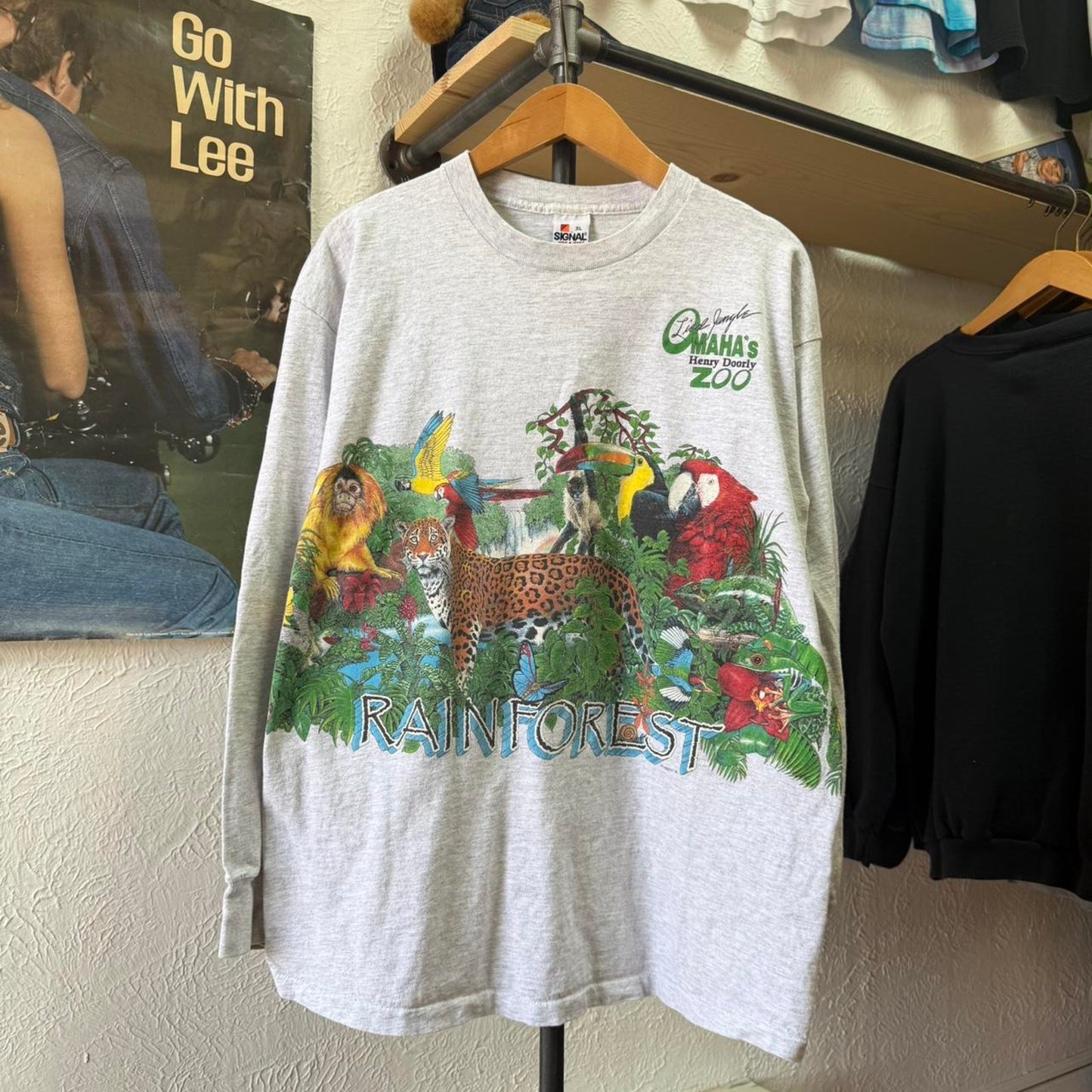 Vintage 90s Omaha Henry Doorly Zoo Animal Nature T-Shirt - X-Large
