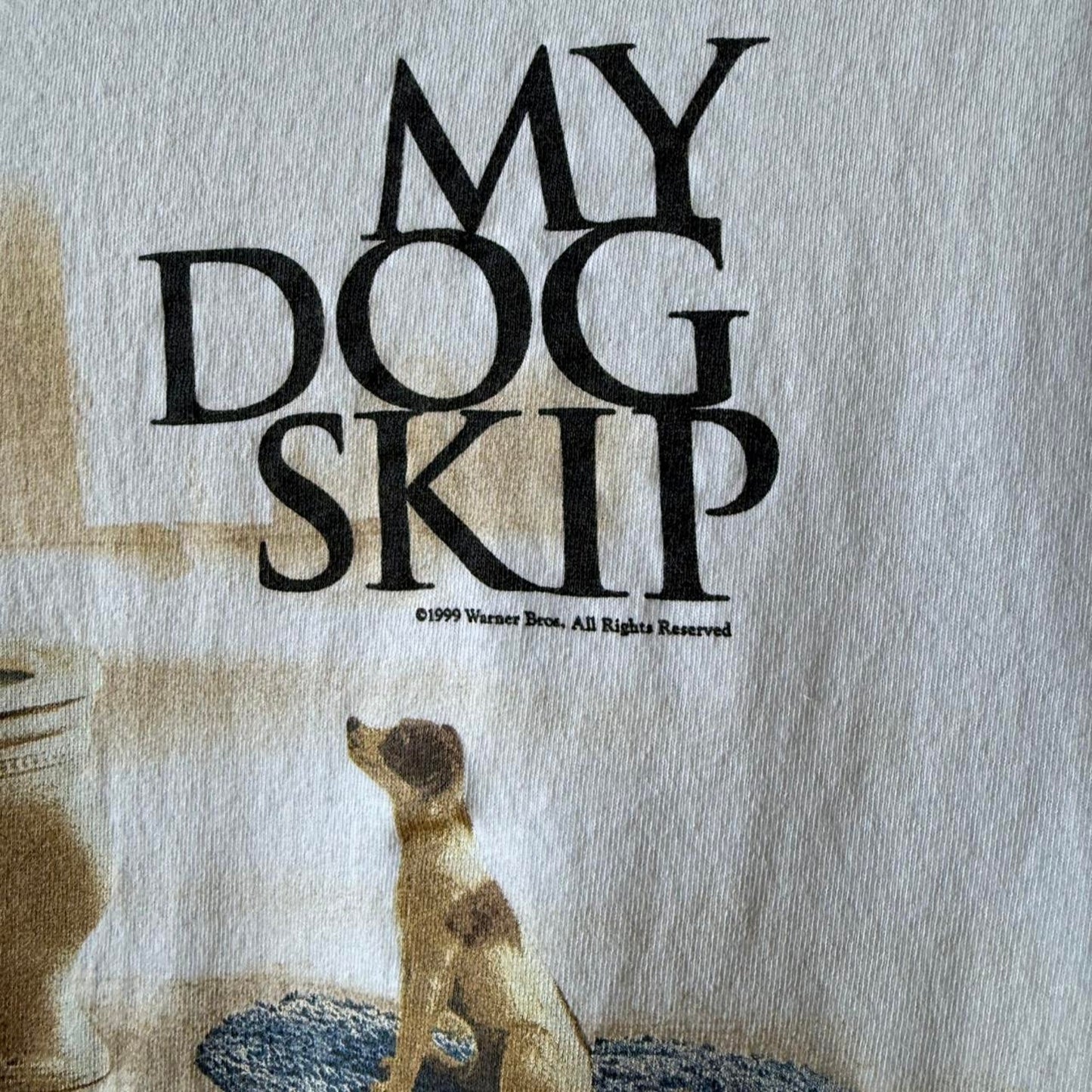 Vintage 90s My Dog Skip Movie Promo TV T-Shirt - X-Large