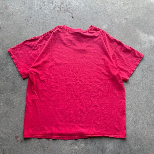 Vintage 90s Faded Nike Center Swoosh Nebraska Huskers T-Shirt - XX-Large